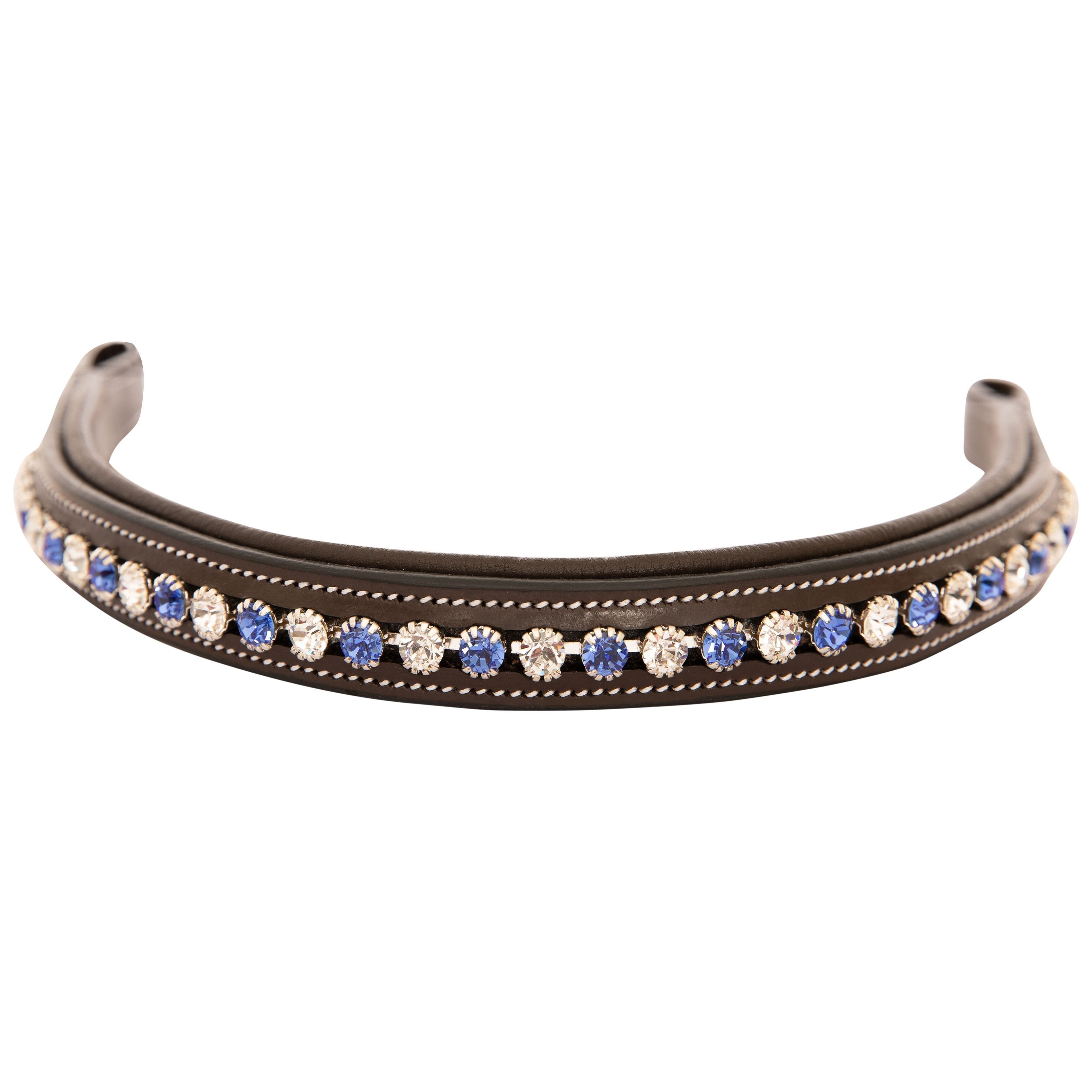 ExionPro Elegant Blue & Clear Crystal Browband by Bridles & Reins - alternate view 8