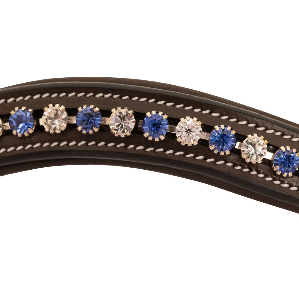 ExionPro Elegant Blue & Clear Crystal Browband by Bridles & Reins - alternate view 6