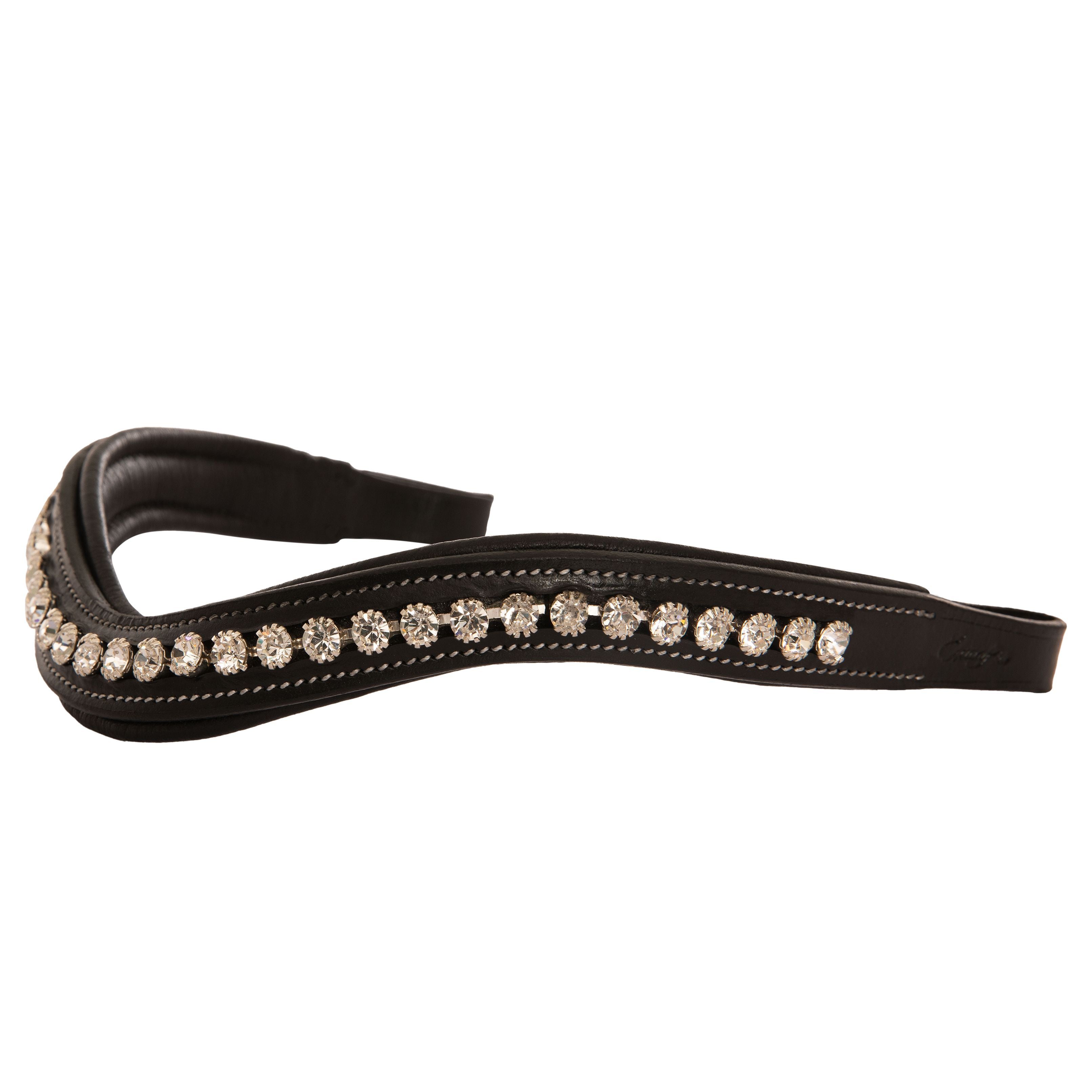 ExionPro Elegant & Attractive White Crystal Browband by Bridles & Reins - alternate view 9