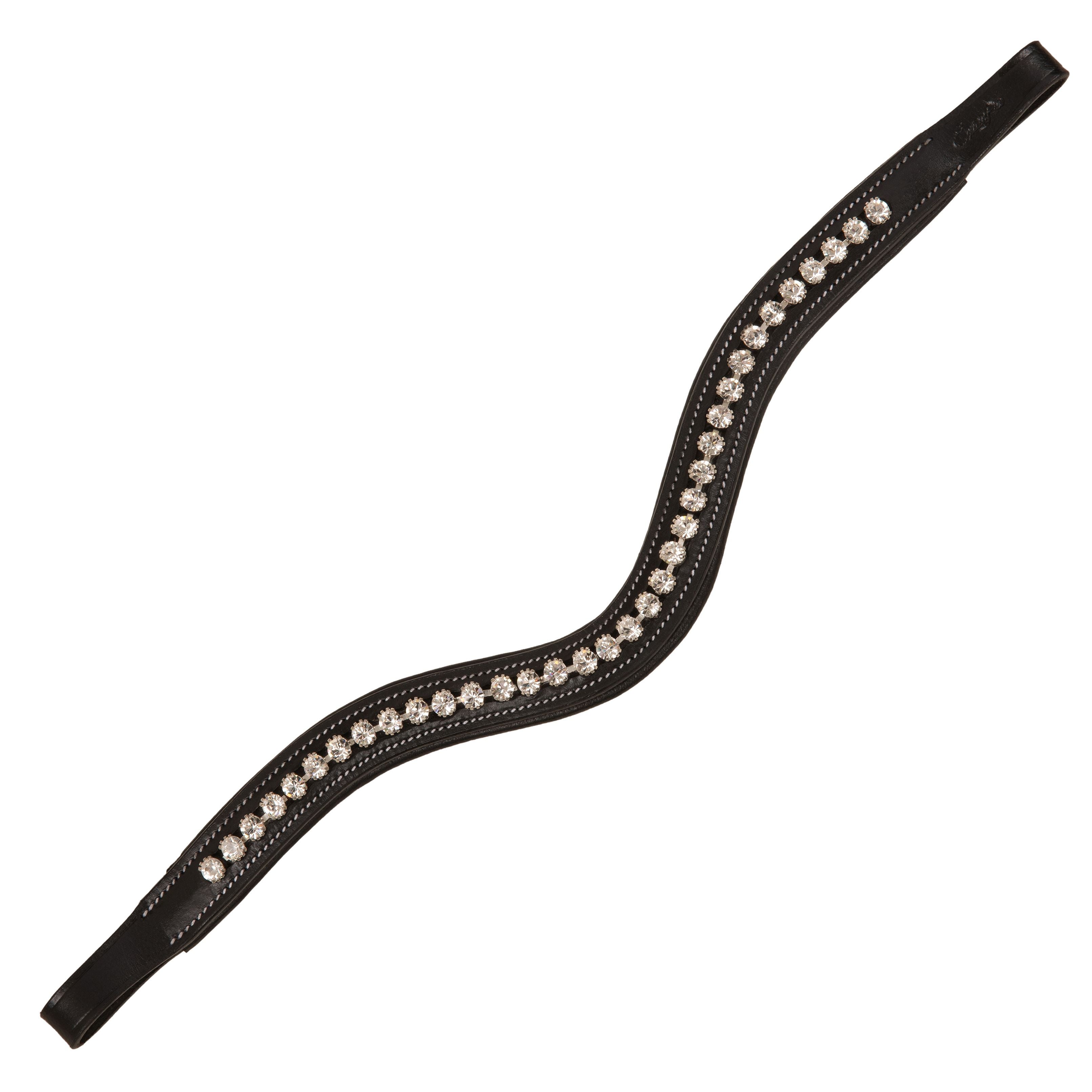 ExionPro Elegant & Attractive White Crystal Browband by Bridles & Reins - alternate view 4