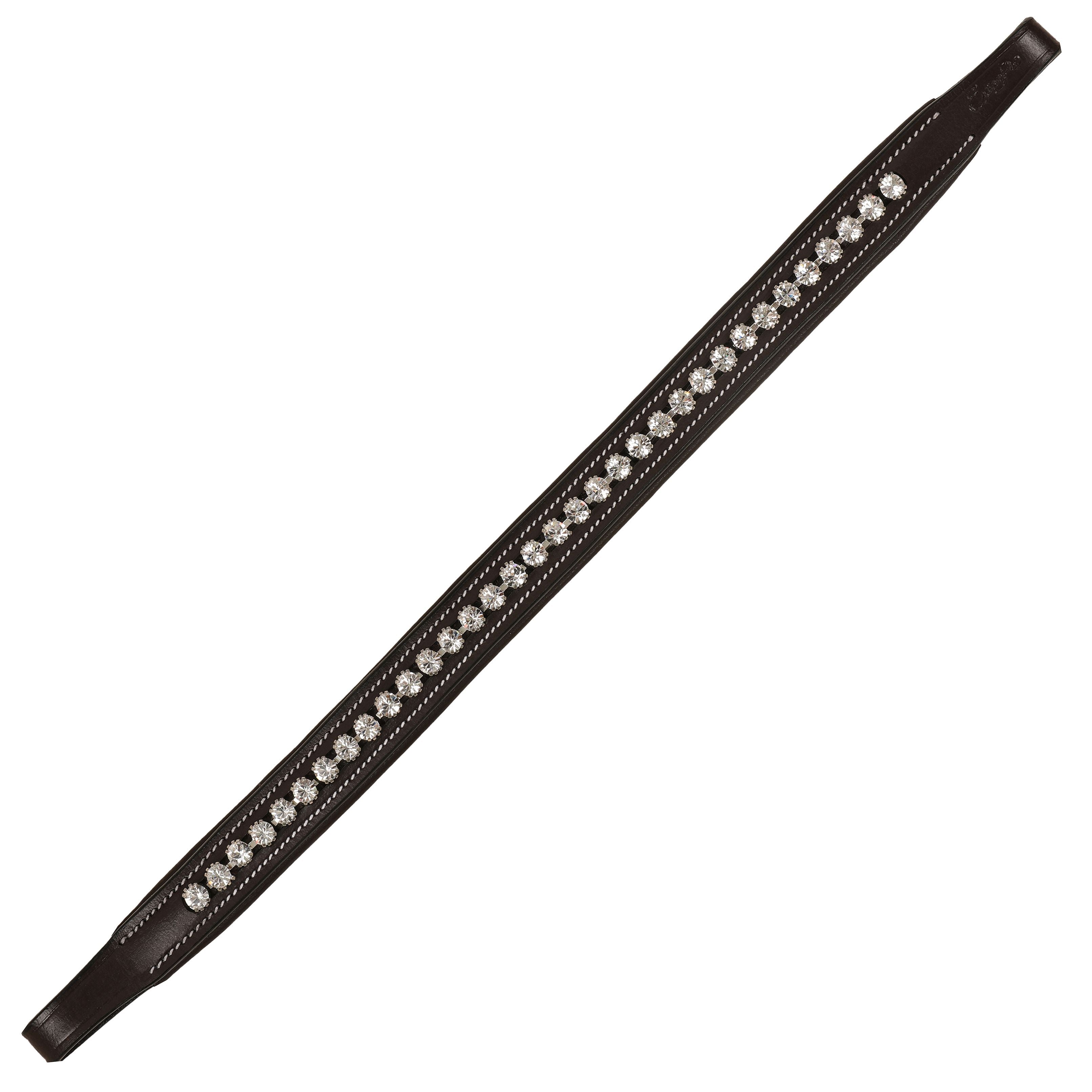 ExionPro Elegant & Attractive White Crystal Browband by Bridles & Reins - alternate view 2