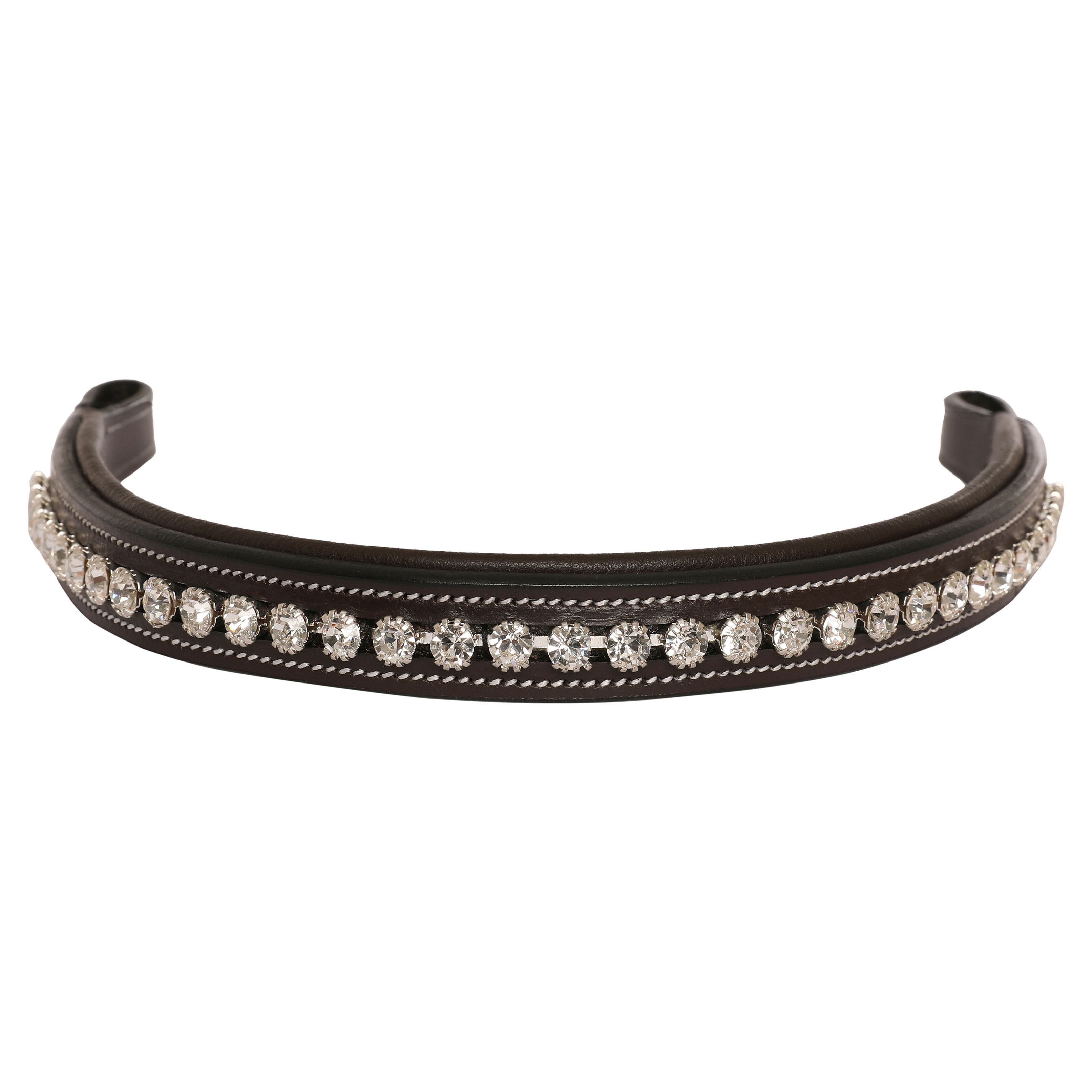 ExionPro Elegant & Attractive White Crystal Browband by Bridles & Reins - alternate view 8