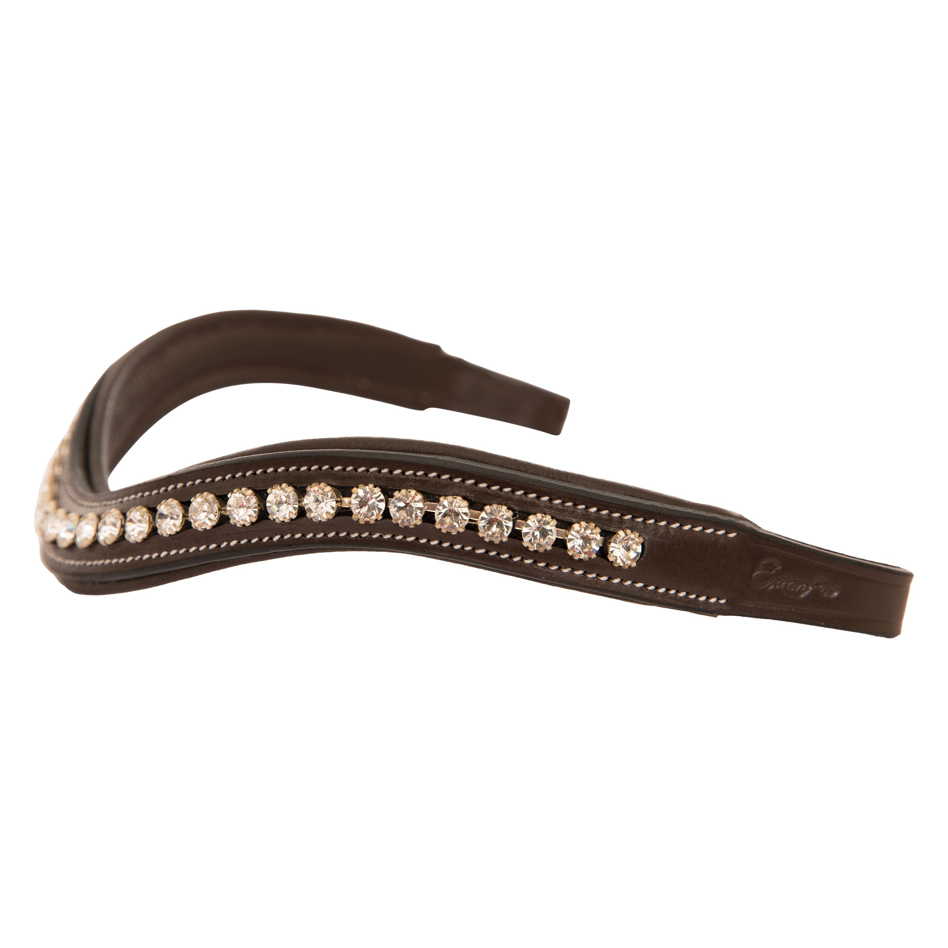 ExionPro Elegant & Attractive White Crystal Browband by Bridles & Reins - alternate view 5