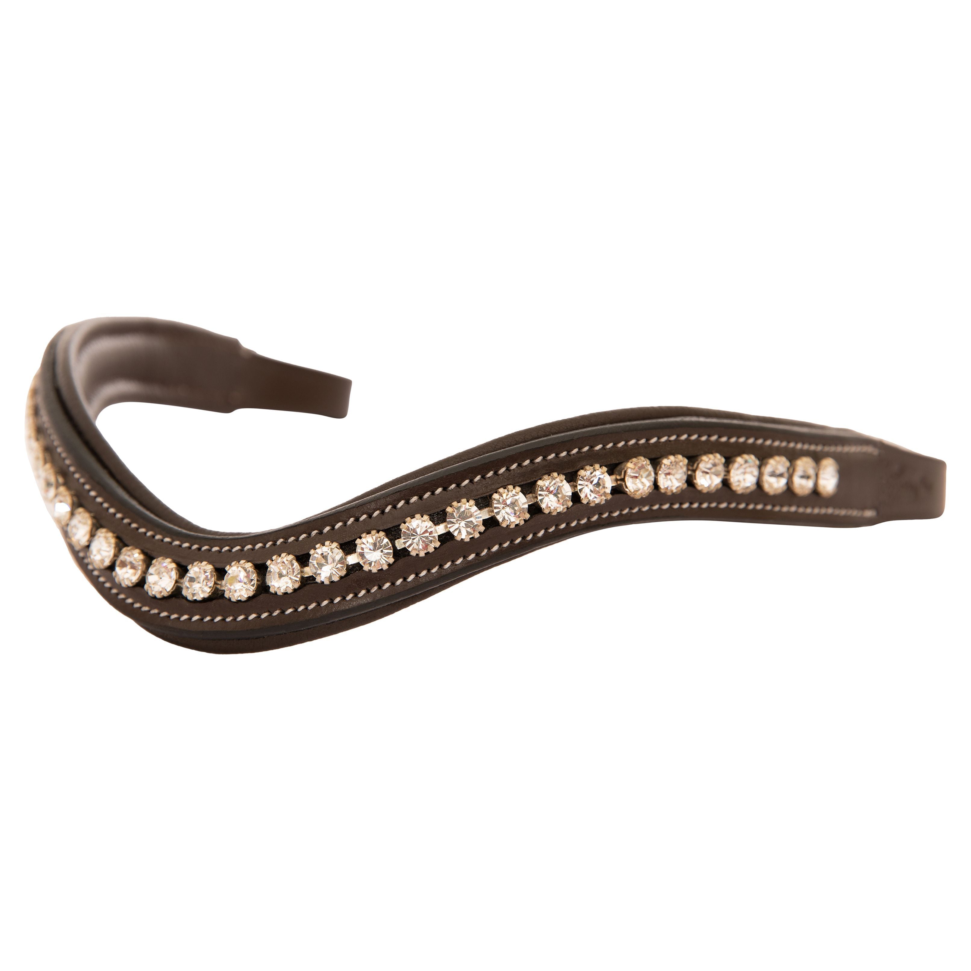 ExionPro Elegant & Attractive White Crystal Browband by Bridles & Reins - alternate view 7