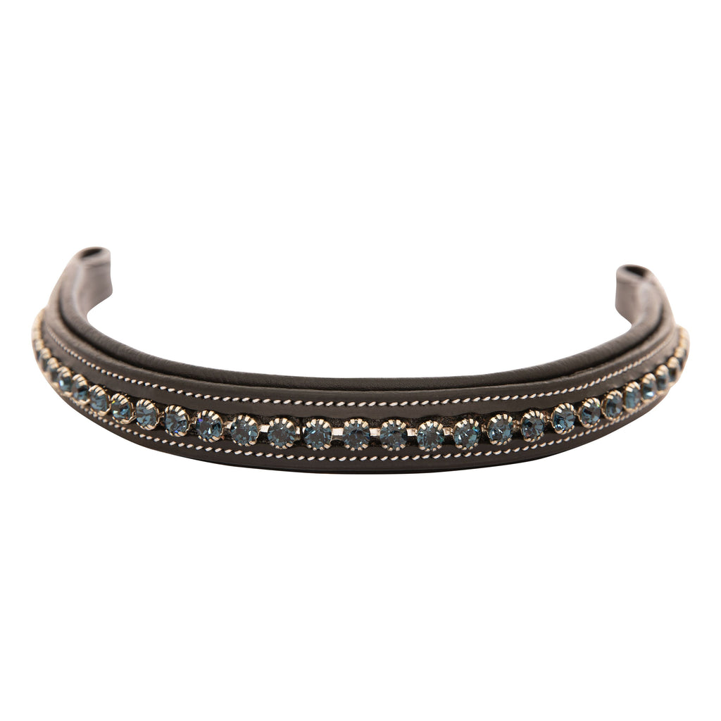 ExionPro Montana Blue Crystal Browband by Bridles & Reins - alternate view 3