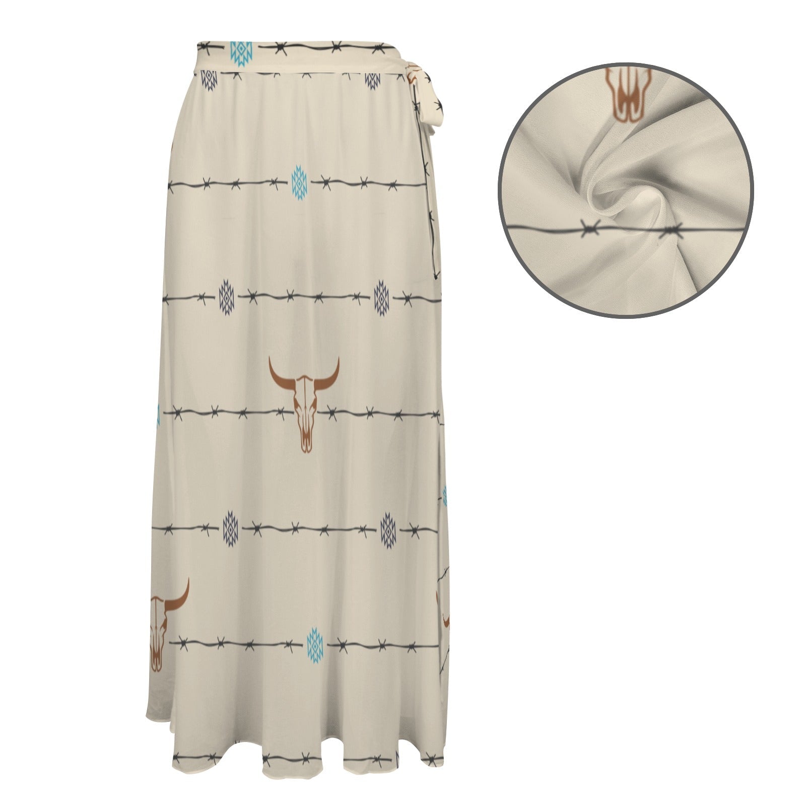 Baha Ranch Barbed Wire Swim Beach Skirt Coverup by Baha Ranch Western Wear - product image 6