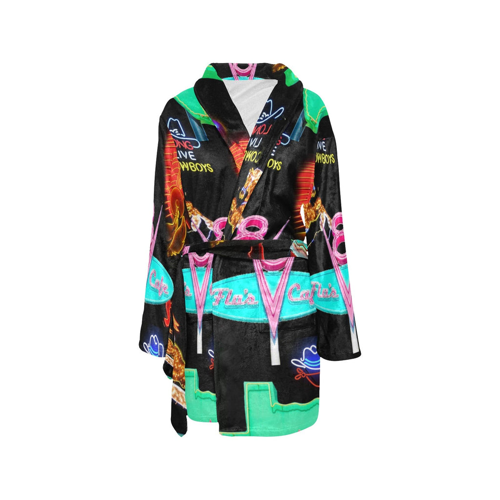 Baha Ranch Vegas Neon Women's Western Bath Robe by Baha Ranch Western Wear - product image 3