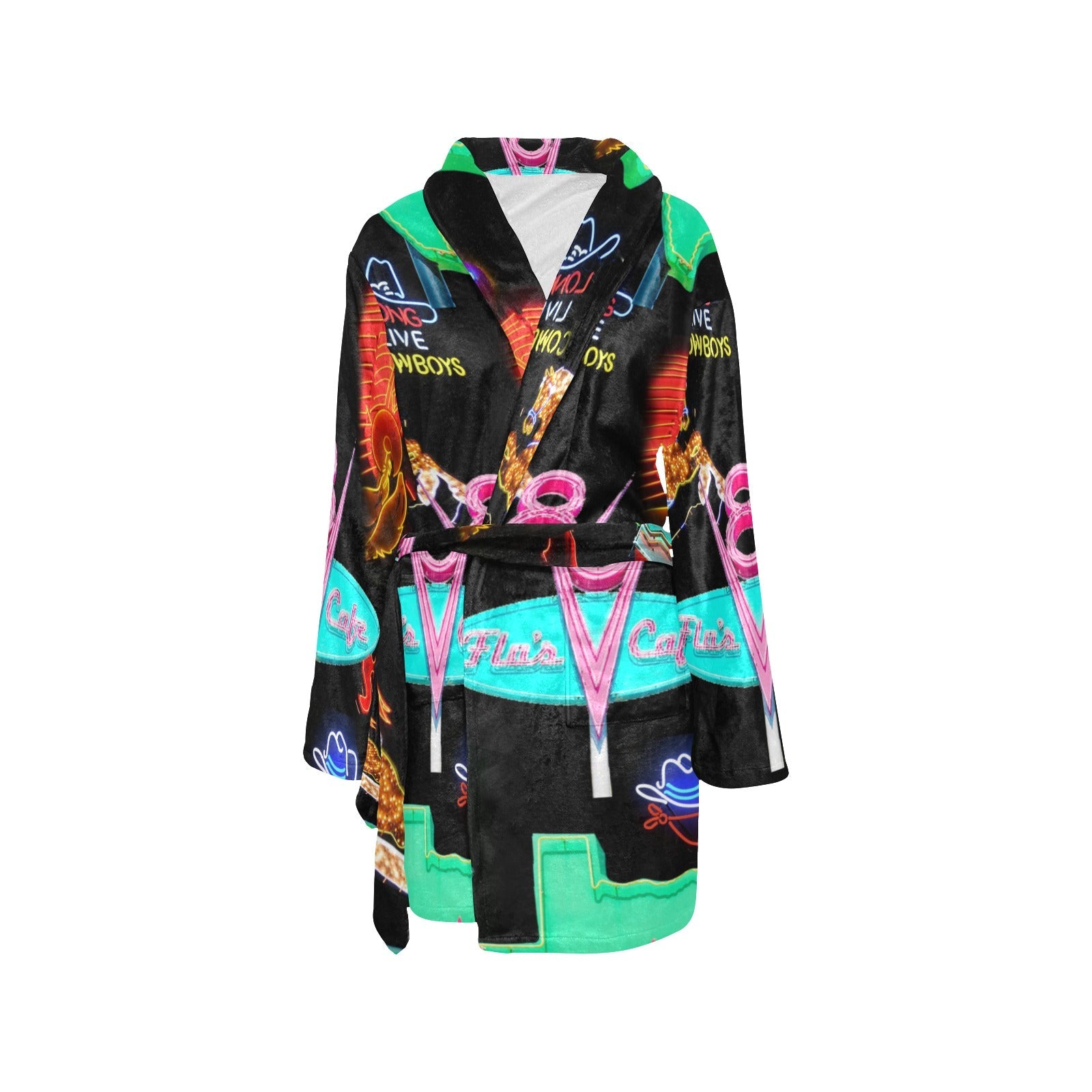 Baha Ranch Vegas Neon Women's Western Bath Robe by Baha Ranch Western Wear - product image 3