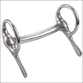 Weaver Leather Miniature Half Cheek Driving H. Bit Mullen Mouth Nickel