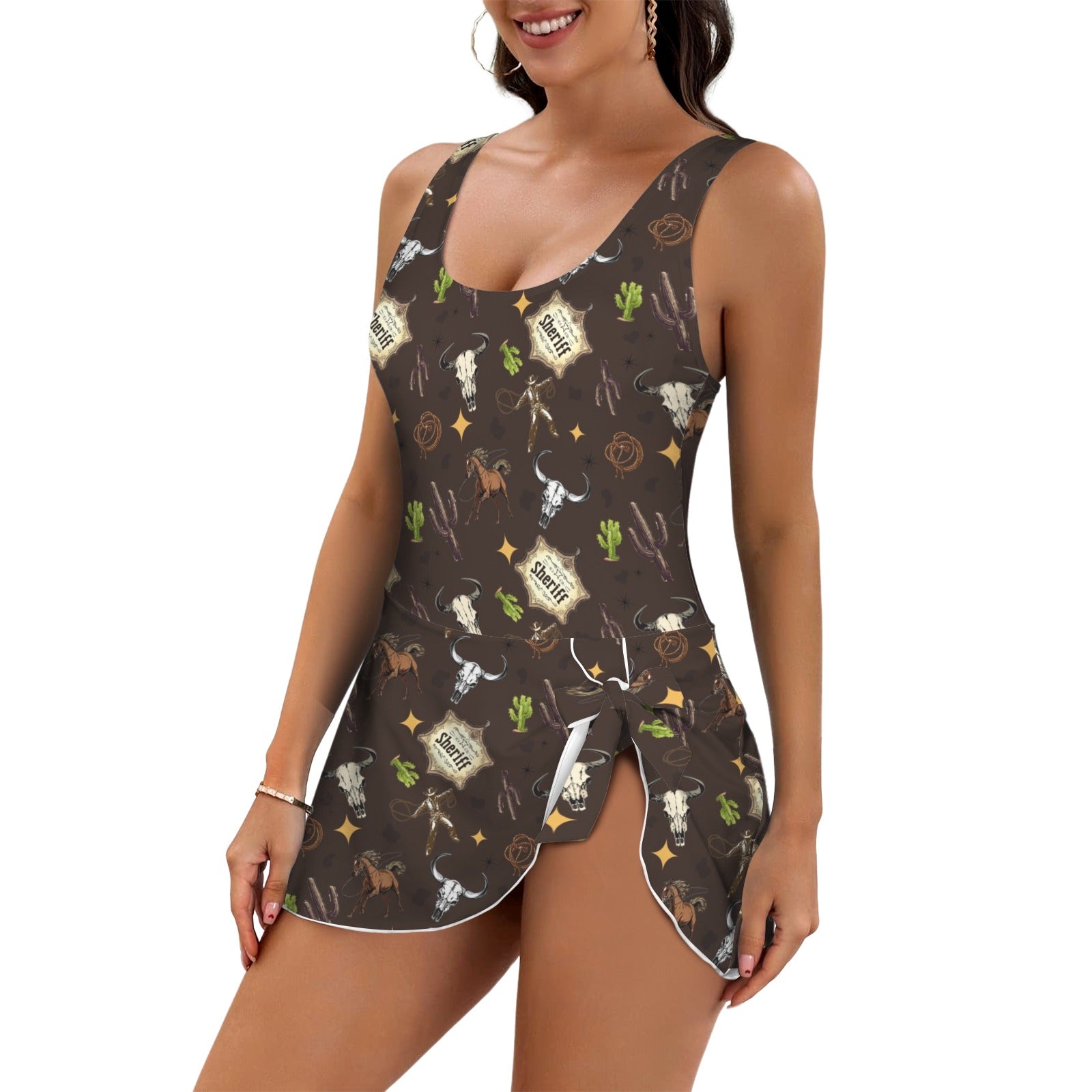 Baha Ranch Get Western Skirted Swimsuit by Baha Ranch Western Wear - product image 2