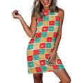 Baha Ranch Colores de Mexico Picado Sleeveless Mini Dress by Baha Ranch Western Wear