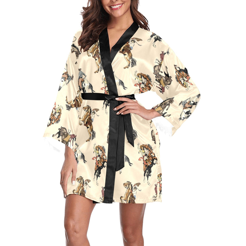 Baha Ranch Vintage Cowgirl Women's Lounge Kimono Robe by Baha Ranch Western Wear - product image 2