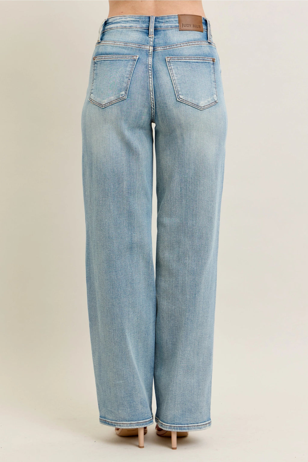 Mae Distressed Straight Denim | Jeans — view 2