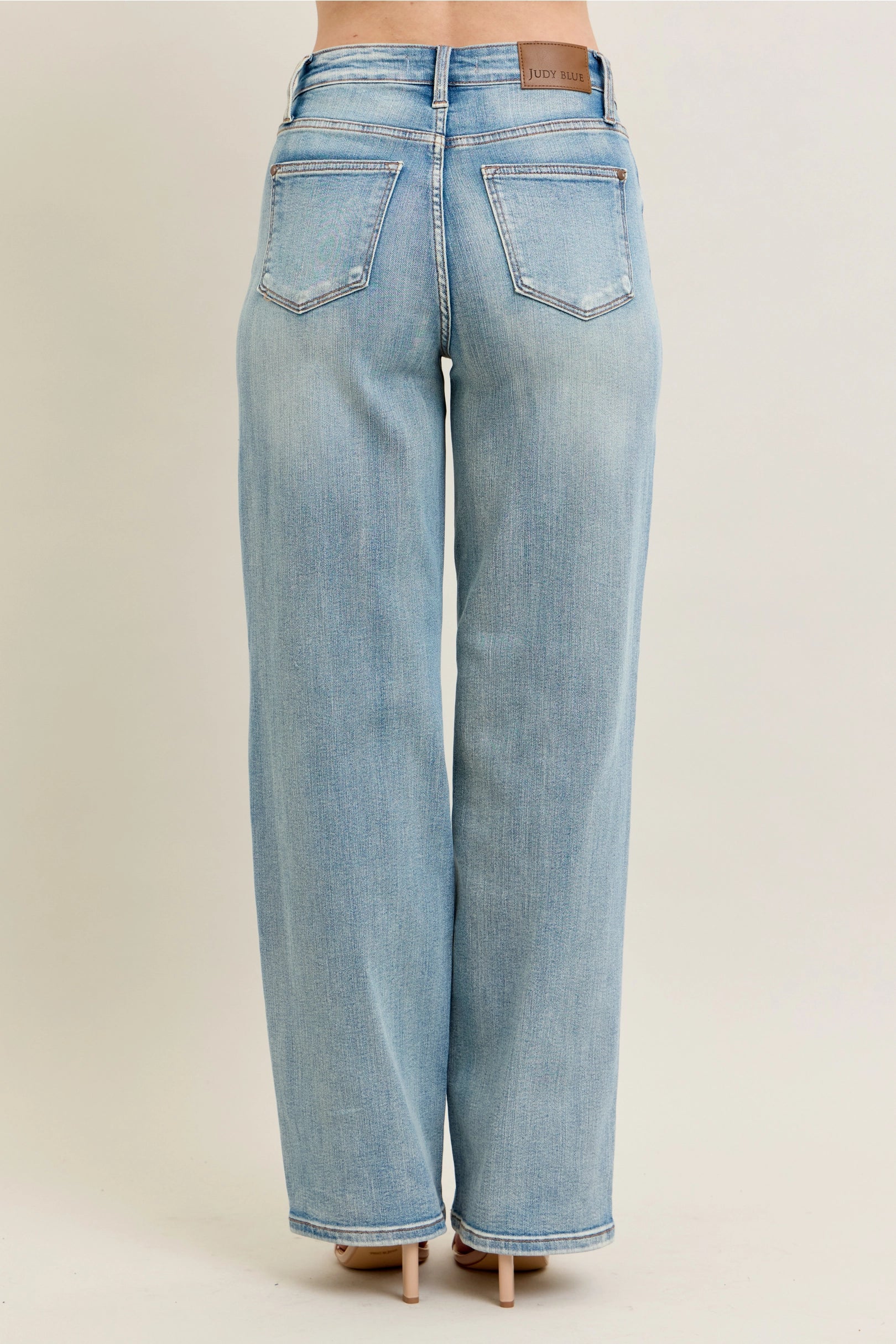 Mae Distressed Straight Denim | Jeans — view 2