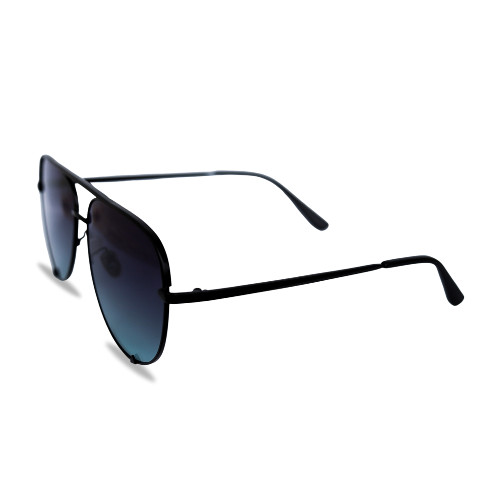 DILLON AVIATOR SUNGLASSES | RD (black gray blue) — view 3