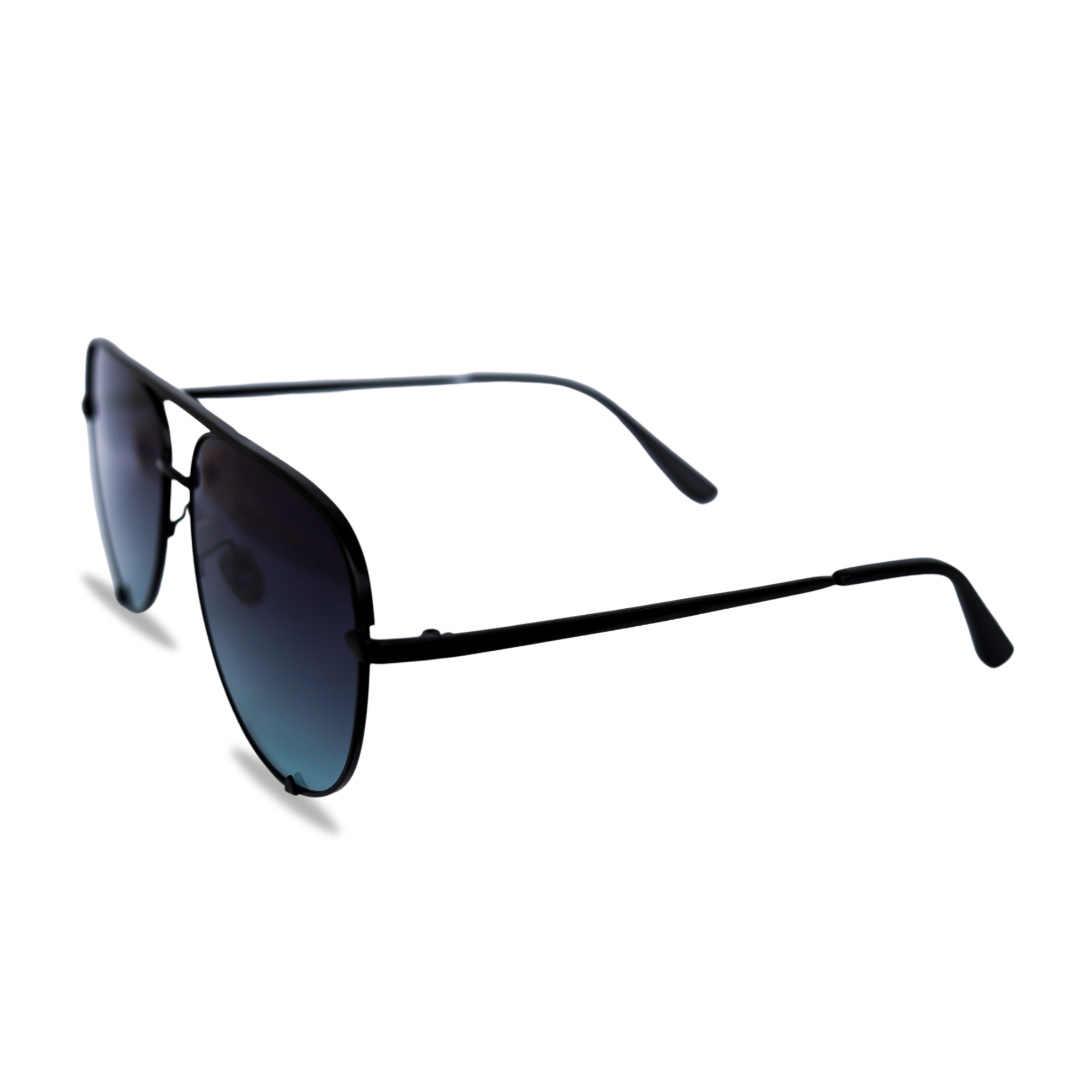 DILLON AVIATOR SUNGLASSES | RD (black gray blue) — view 3