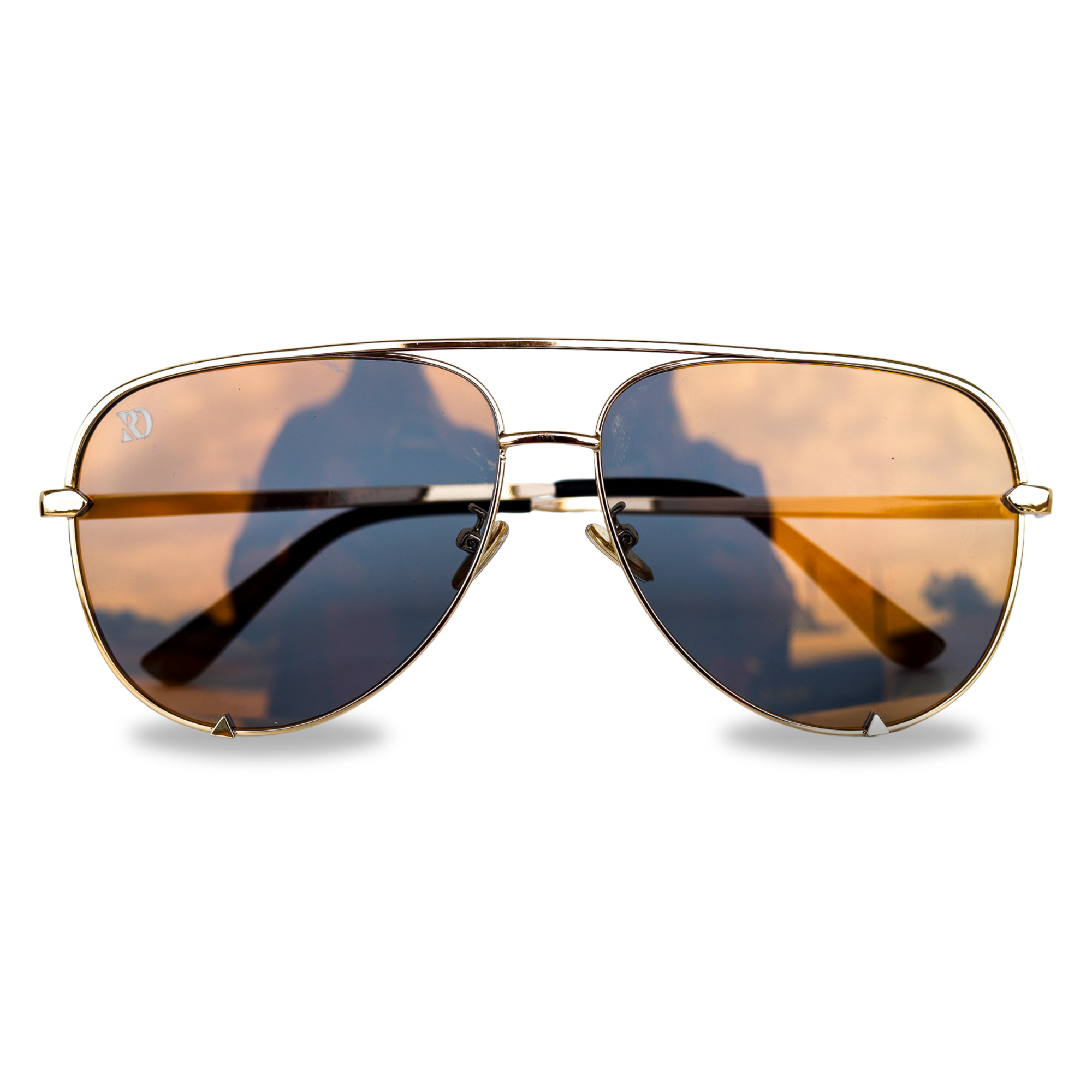 LAREDO AVIATOR SUNGLASSES | RD (light gold)
