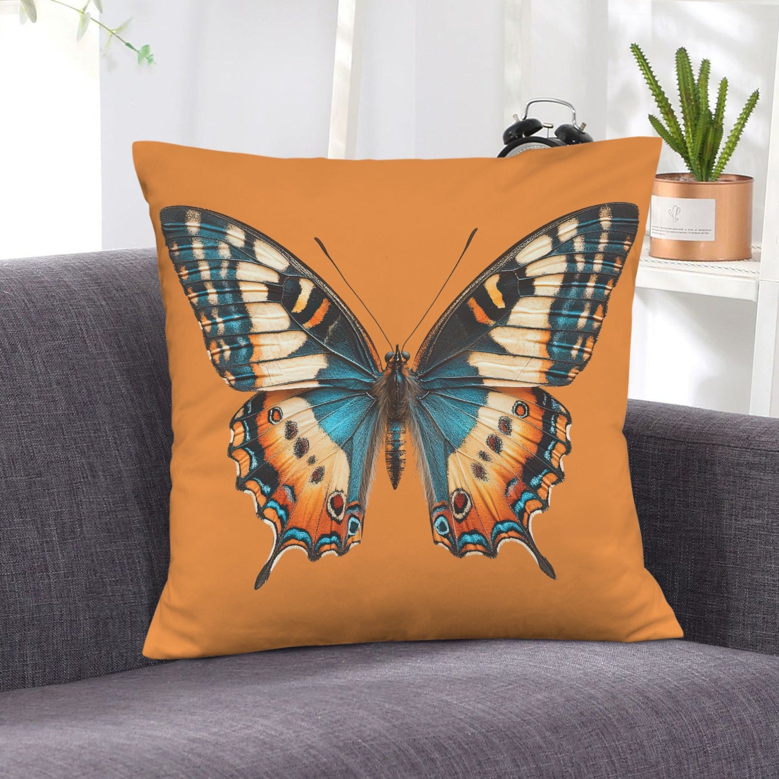 Baha Ranch Butterfly Velvety Soft Pillow Cover Made in America by Baha Ranch Western Wear - product image 5