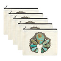 Baha Ranch Turquoise Naja Cosmetic Bag Pack of 5 Made in America by Baha Ranch Western Wear - product image 2
