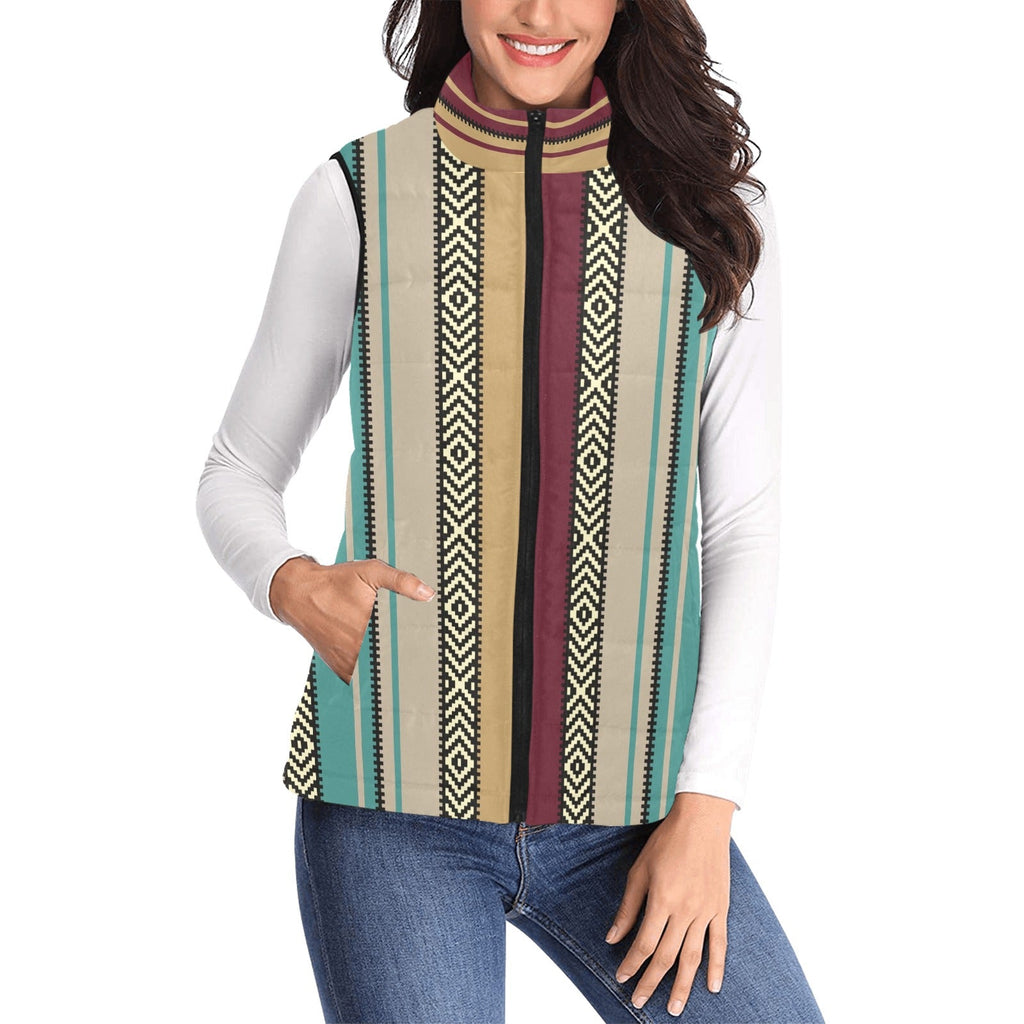 Baha Ranch How Bout Them Cowboys Serape Women's Western Puffy Vest by Baha Ranch Western Wear - product image 2