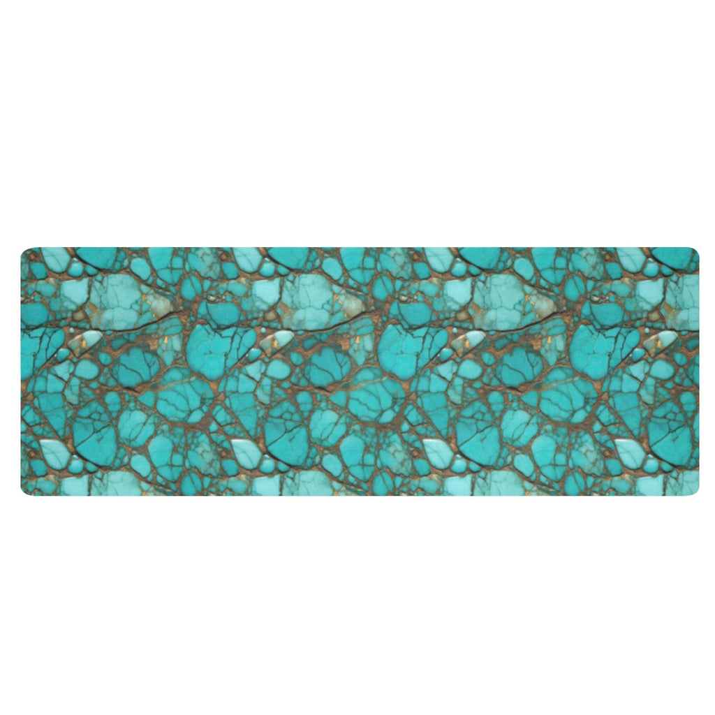 Turquoise Long Kitchen Mat 48"x17" Made in America by Baha Ranch Western Wear - product image 2
