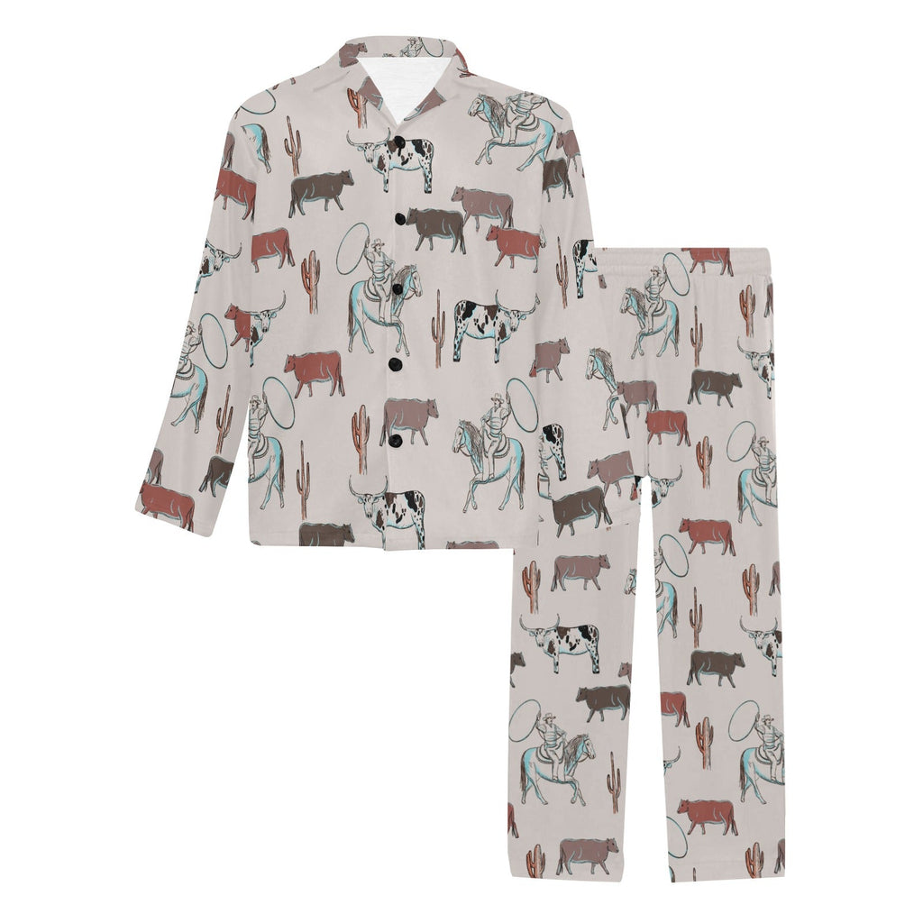 Baha Ranch Cattle Drive Men's Western Pajama Set by Baha Ranch Western Wear - product image 3