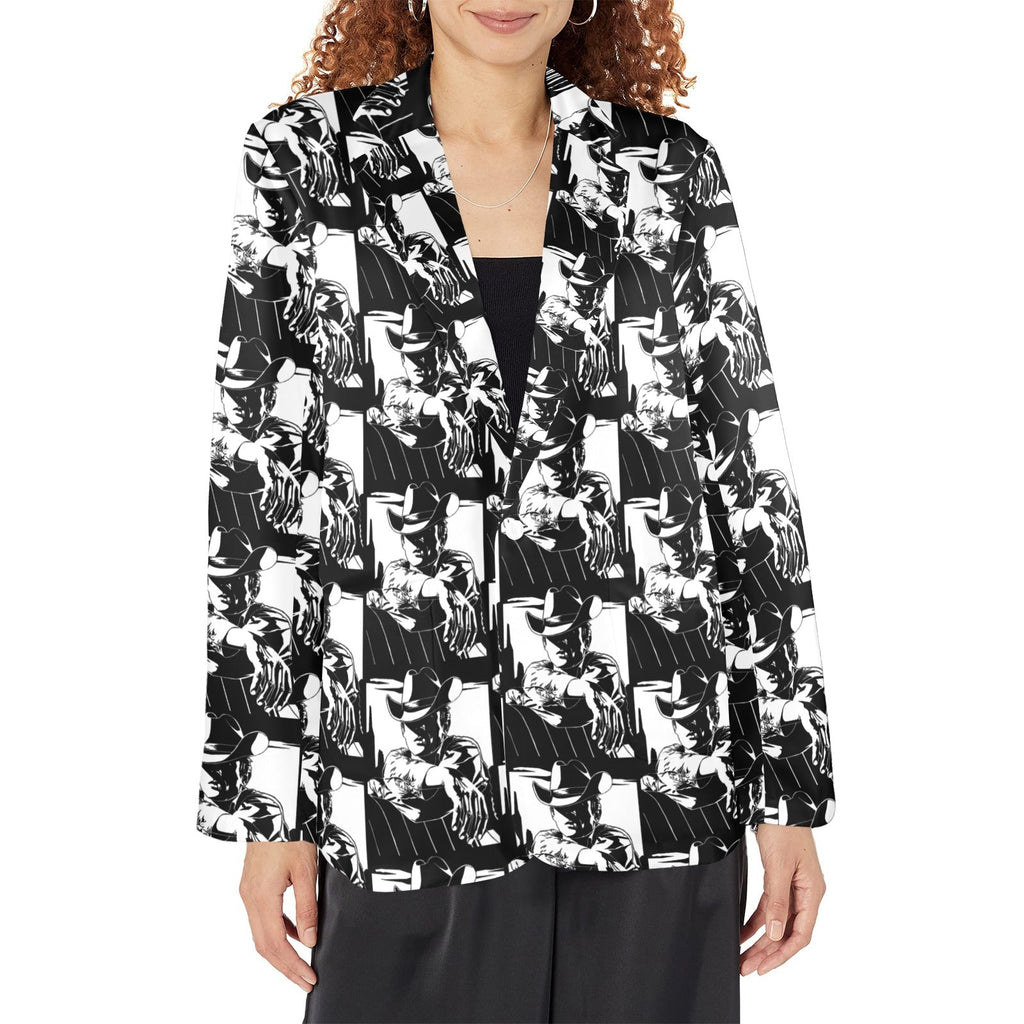 Baha Ranch Black White Cowboy Women's Western Blazer by Baha Ranch Western Wear - product image 6