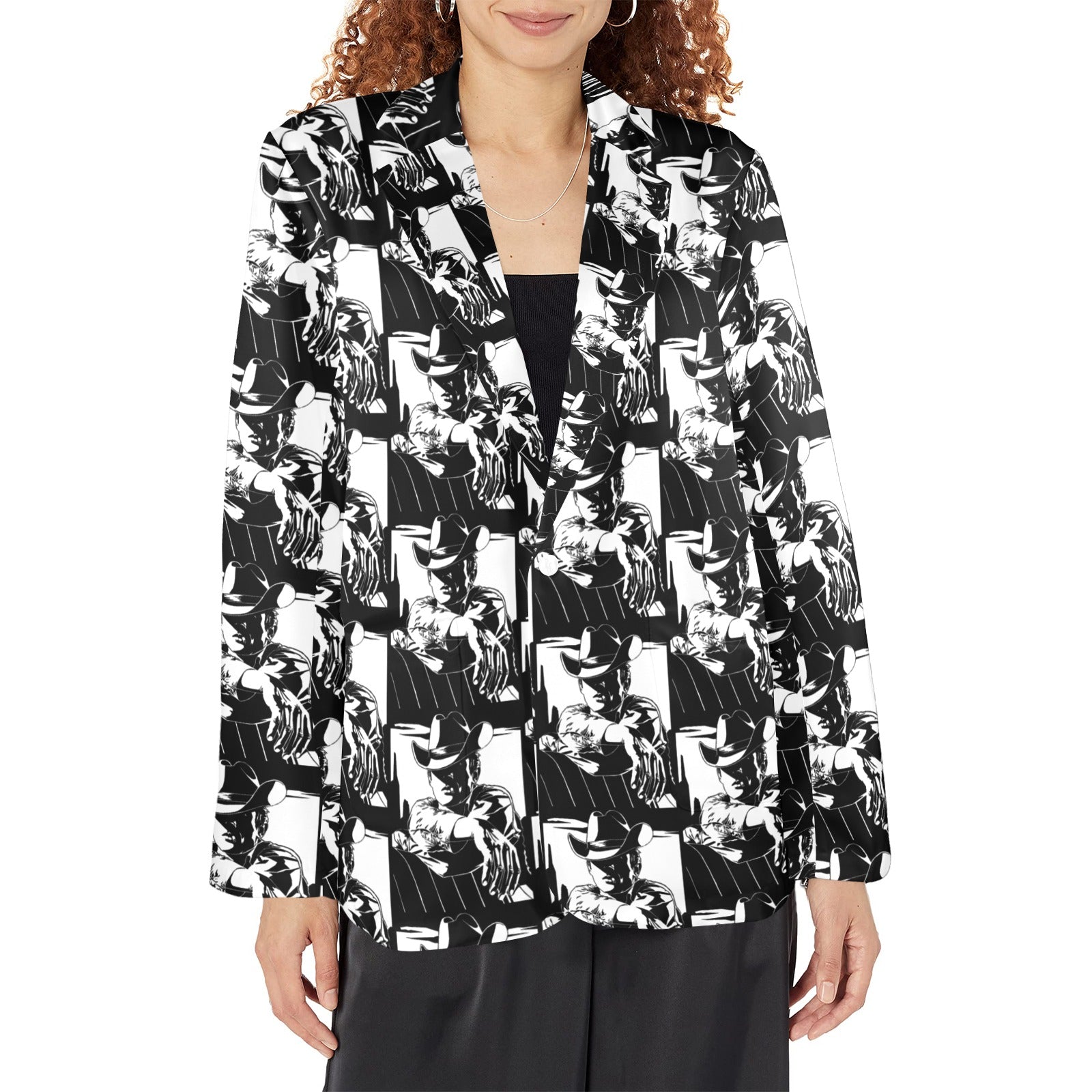 Baha Ranch Black White Cowboy Women's Western Blazer by Baha Ranch Western Wear - product image 6