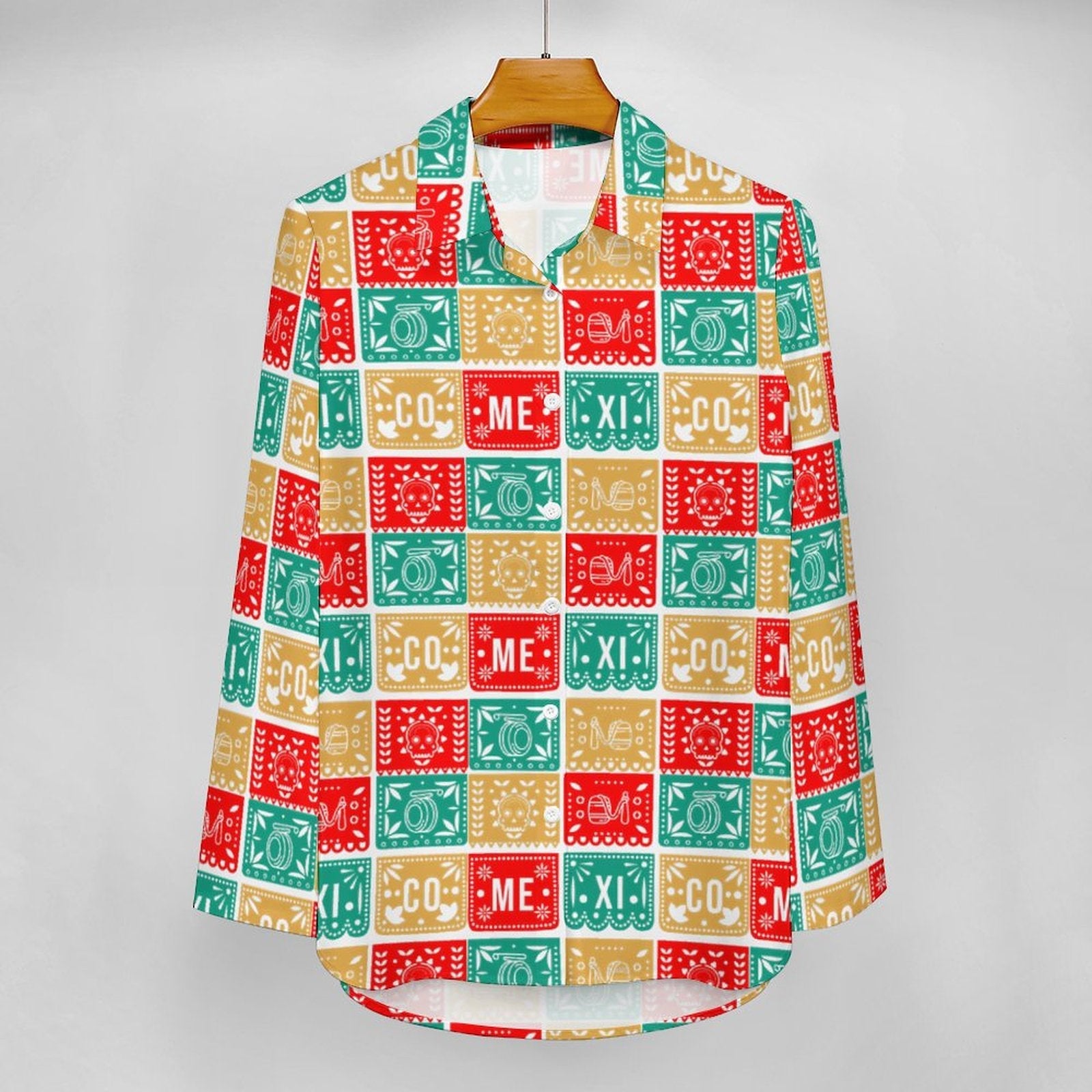 Baha Ranch Colores De Mexico Picado Mexican Button Up Blouse by Baha Ranch Western Wear - product image 2