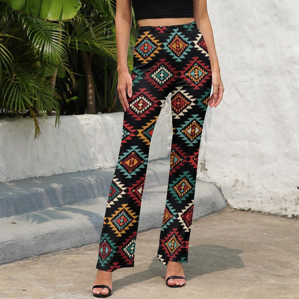 Baha Ranch Colorful Aztec Flare Pants by Baha Ranch Western Wear - product image 6
