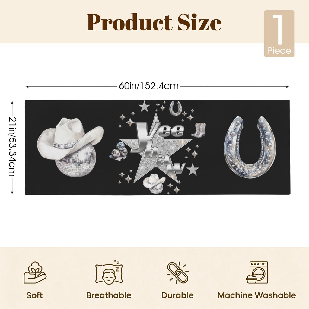 Baha Ranch Yeehaw Rhinestone Cowgirl Body Pillow Cover Made in America by Baha Ranch Western Wear - product image 6