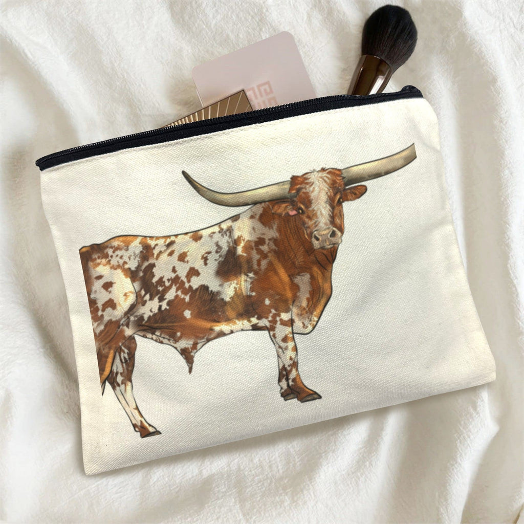 Baha Ranch Longhorn Cosmetic Bag Pack of 5 Made in America by Baha Ranch Western Wear
