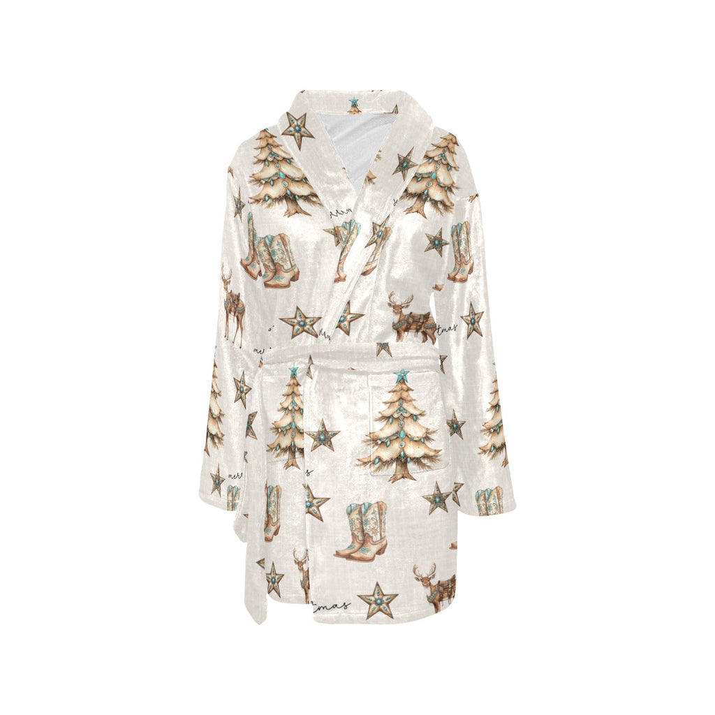 Christmas Spirit Fleece Robe by Baha Ranch Western Wear - product image 3