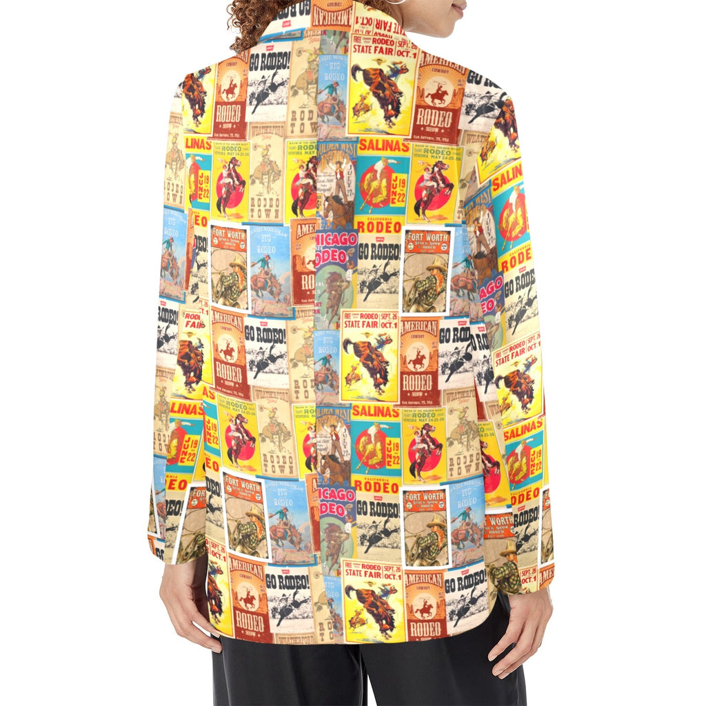 Baha Ranch Women's Vintage Rodeo Poster Blazer by Baha Ranch Western Wear - product image 7
