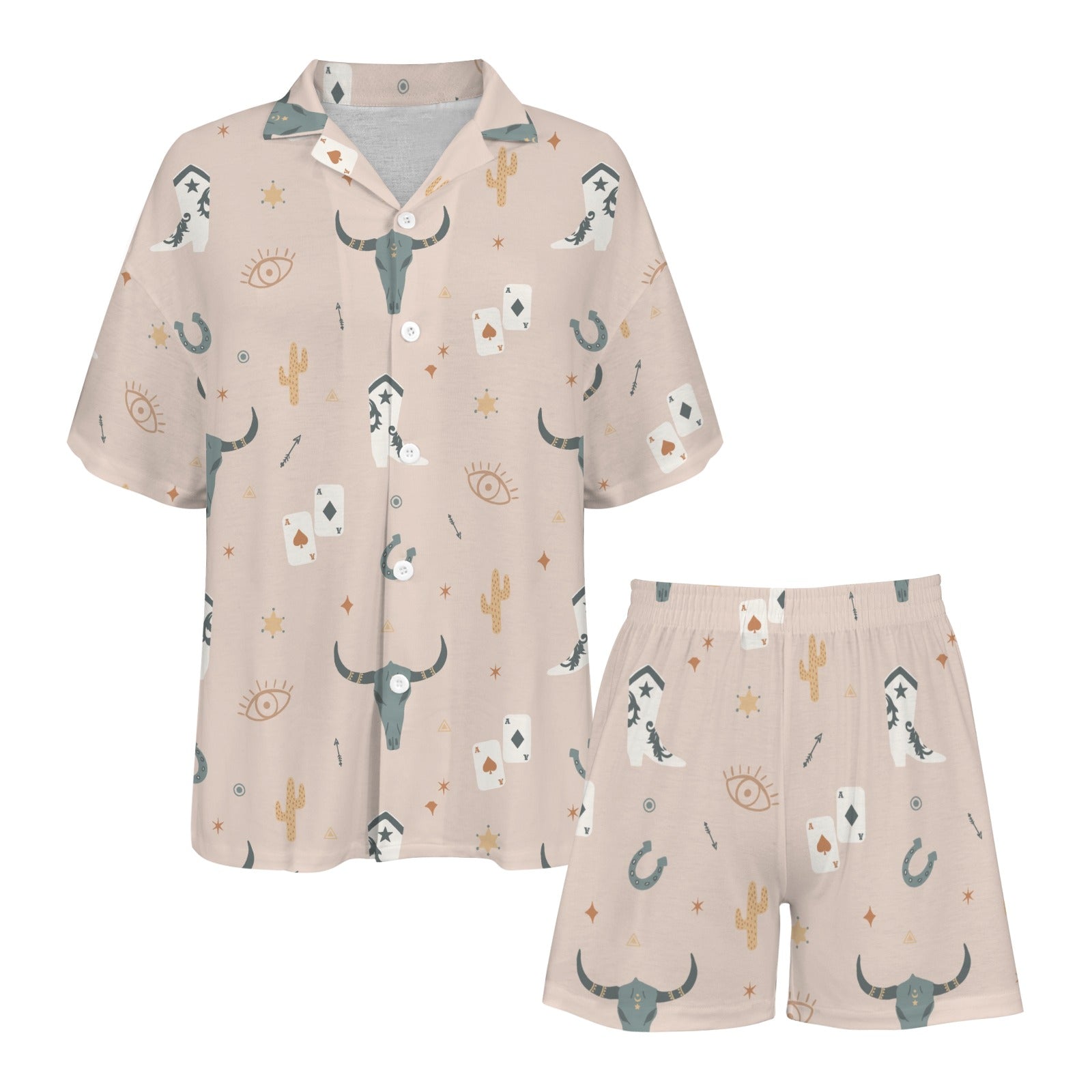 Baha Ranch Bulls & Boots Women's Pajama Set Made in America by Baha Ranch Western Wear - product image 6