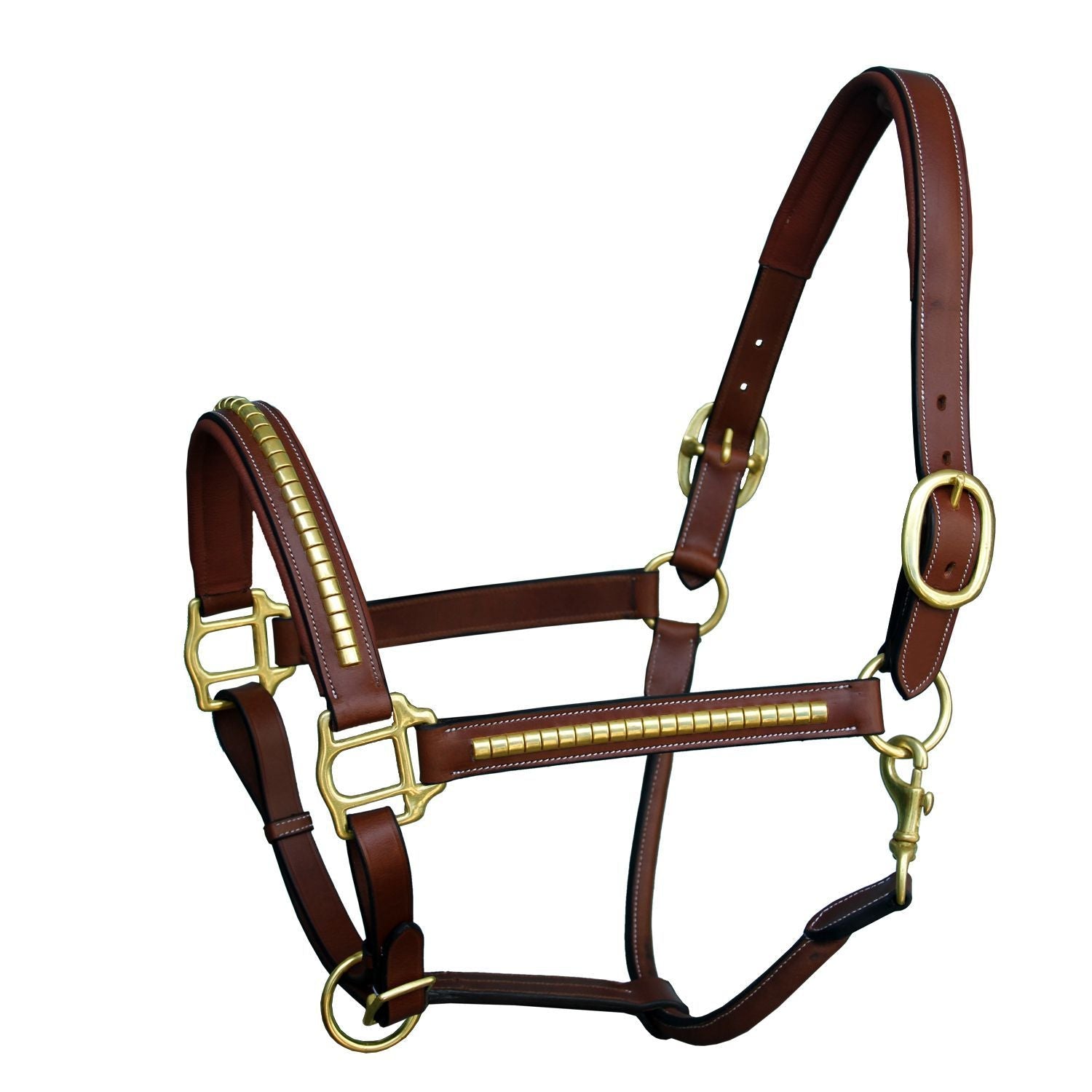 ExionPro Clincher Halter - Brass Hardware by Bridles & Reins - alternate view 3