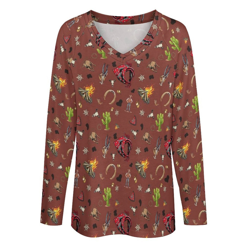 Baha Ranch Western Print Long Sleeve Top by Baha Ranch Western Wear - product image 2