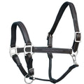 ExionPro Fancy Stitched Halter - Brass Nickel Hardware by Bridles & Reins