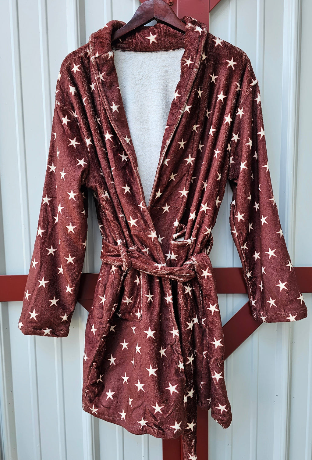 Baha Ranch Cowgirl Says God Bless Women's Western Bath Robe by Baha Ranch Western Wear - product image 2