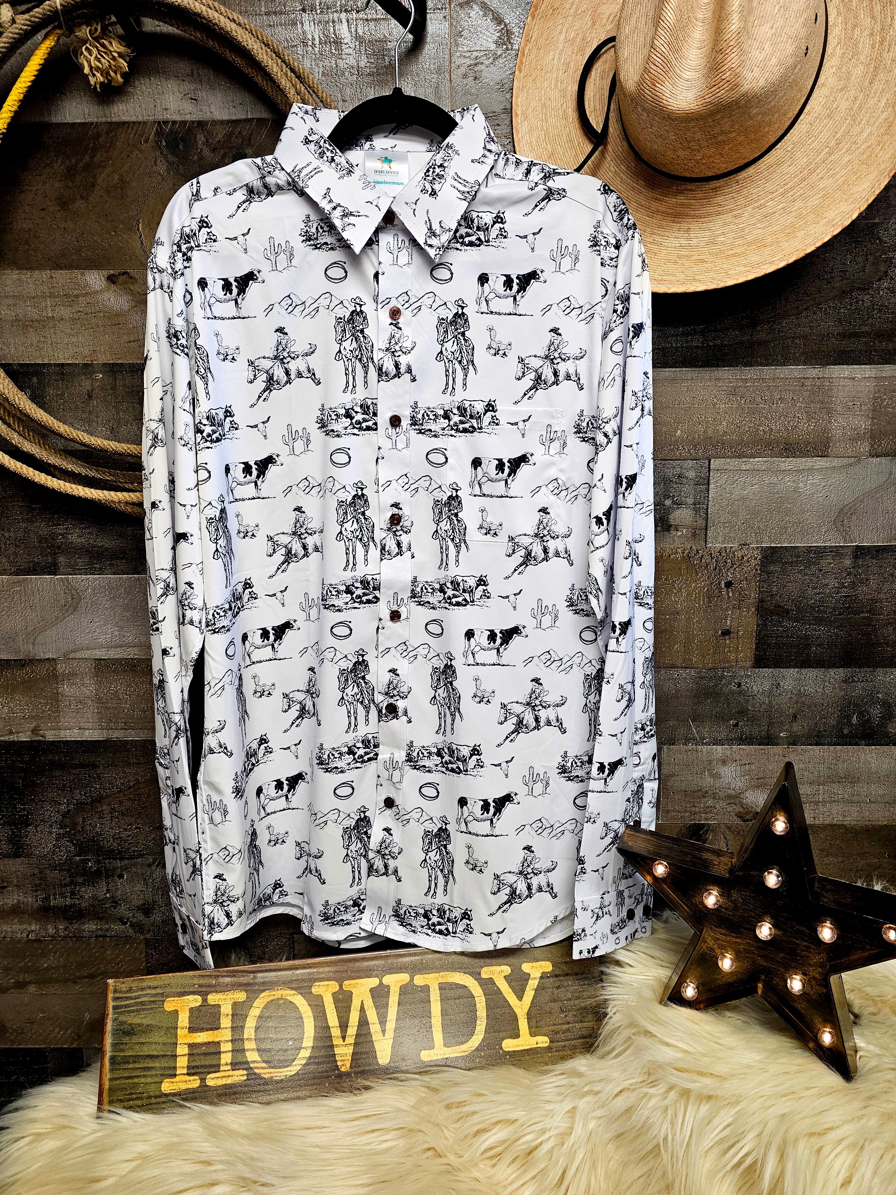 Baha Ranch Ranch Life Unisex Western Button Up Shirt by Baha Ranch Western Wear - product image 2