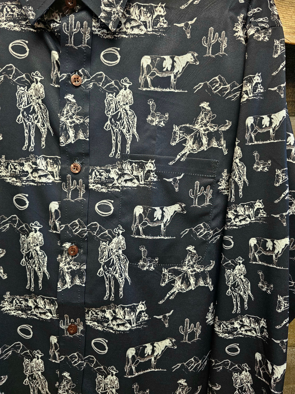 Baha Ranch Ranch Life Unisex Western Button Up Shirt by Baha Ranch Western Wear - product image 7