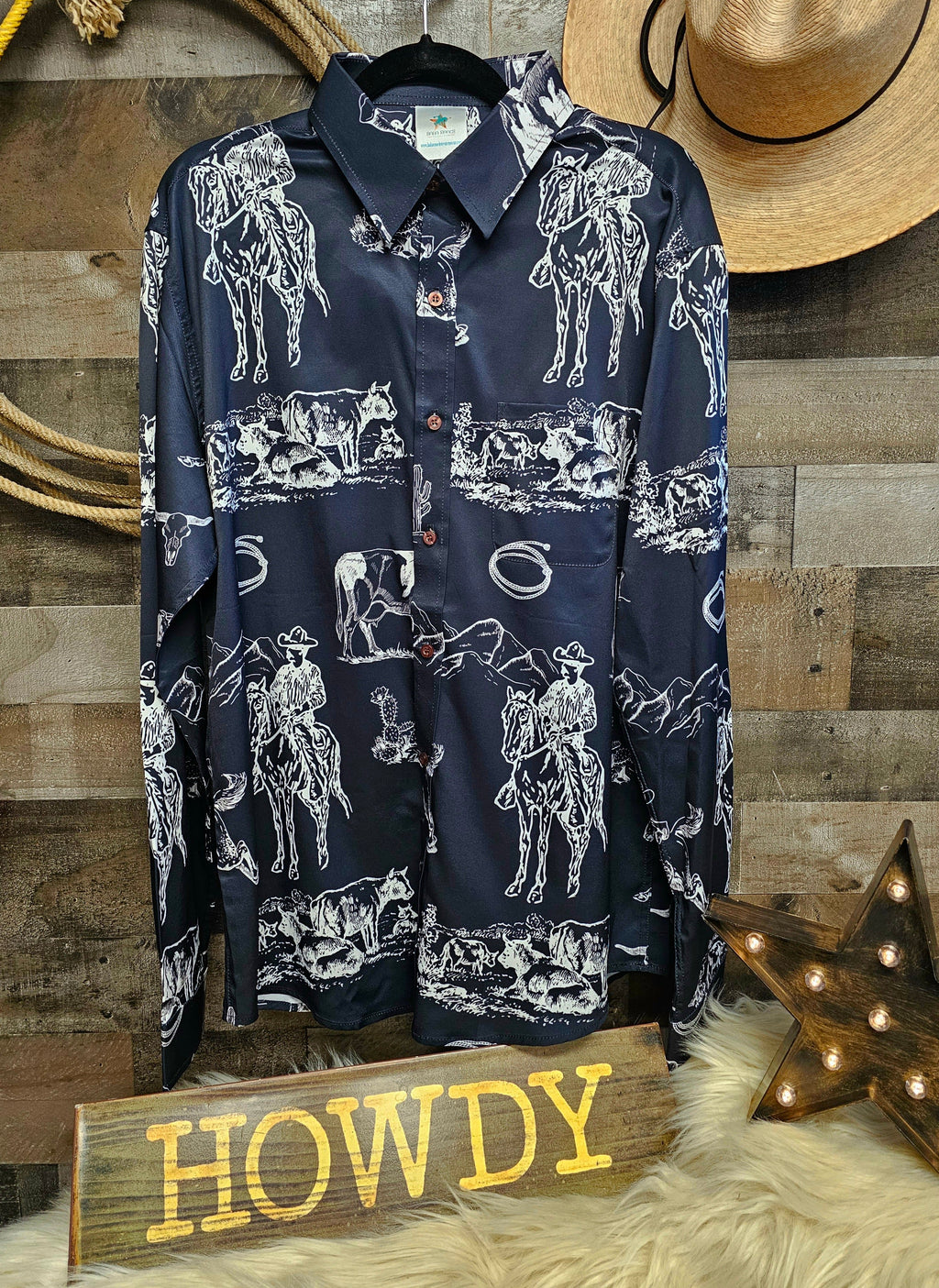 Baha Ranch Ranch Life Unisex Western Button Up Shirt by Baha Ranch Western Wear - product image 5