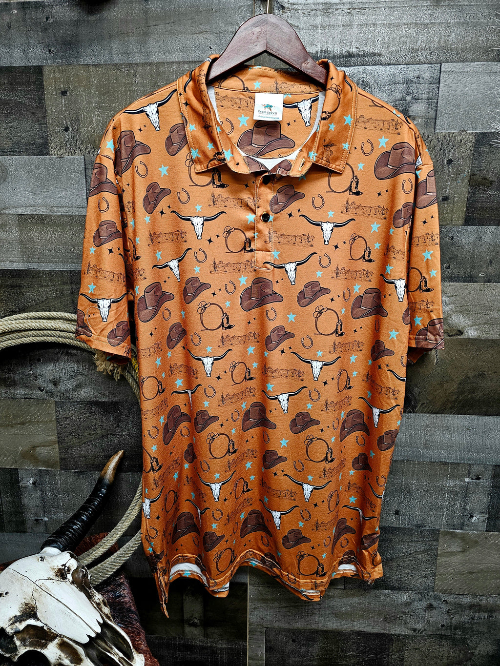 Baha Ranch All Western Men's Western Polo Shirt by Baha Ranch Western Wear - product image 2