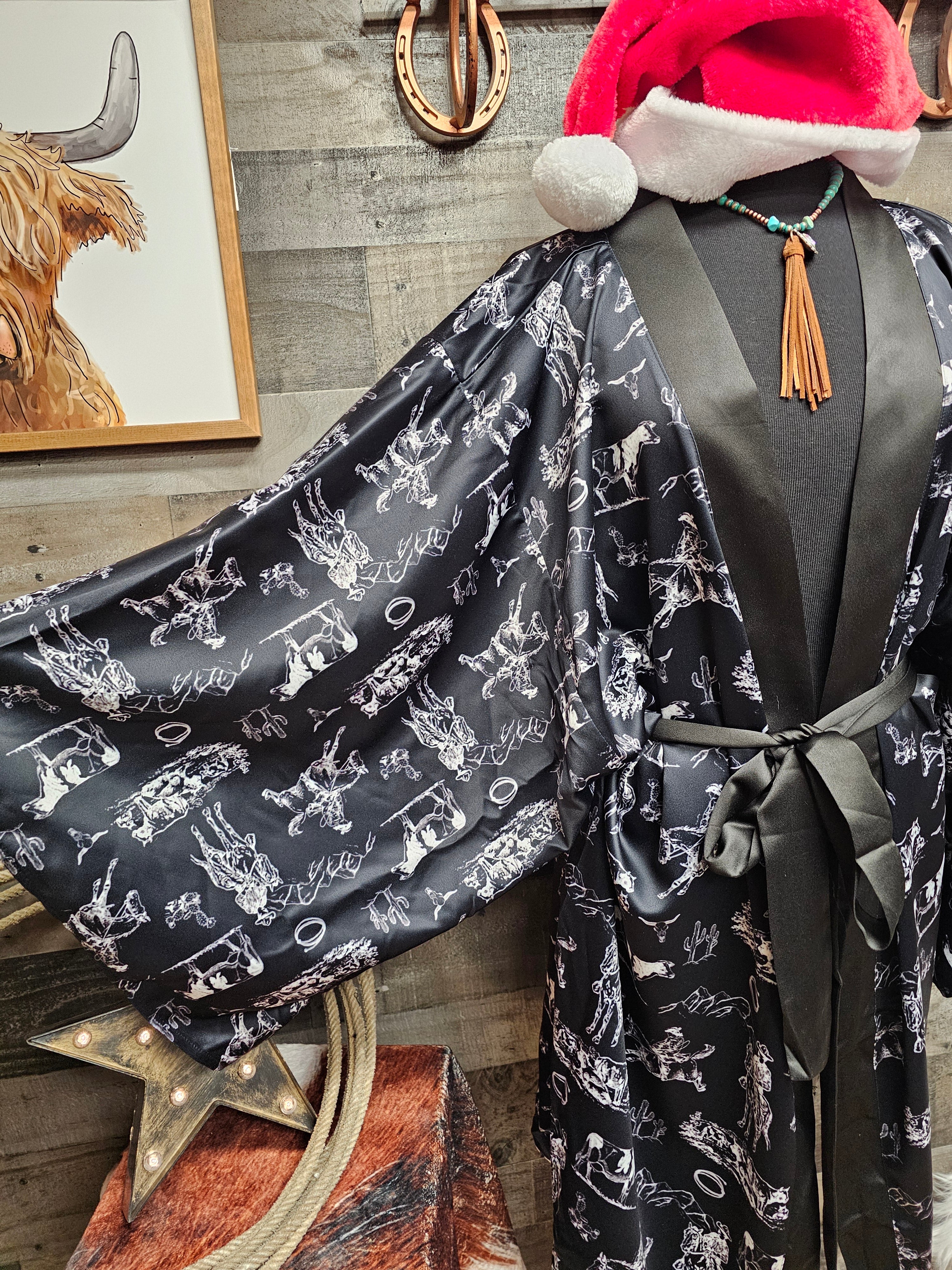 Baha Ranch Ranch Life Women's Lounge Kimono Robe by Baha Ranch Western Wear - product image 6