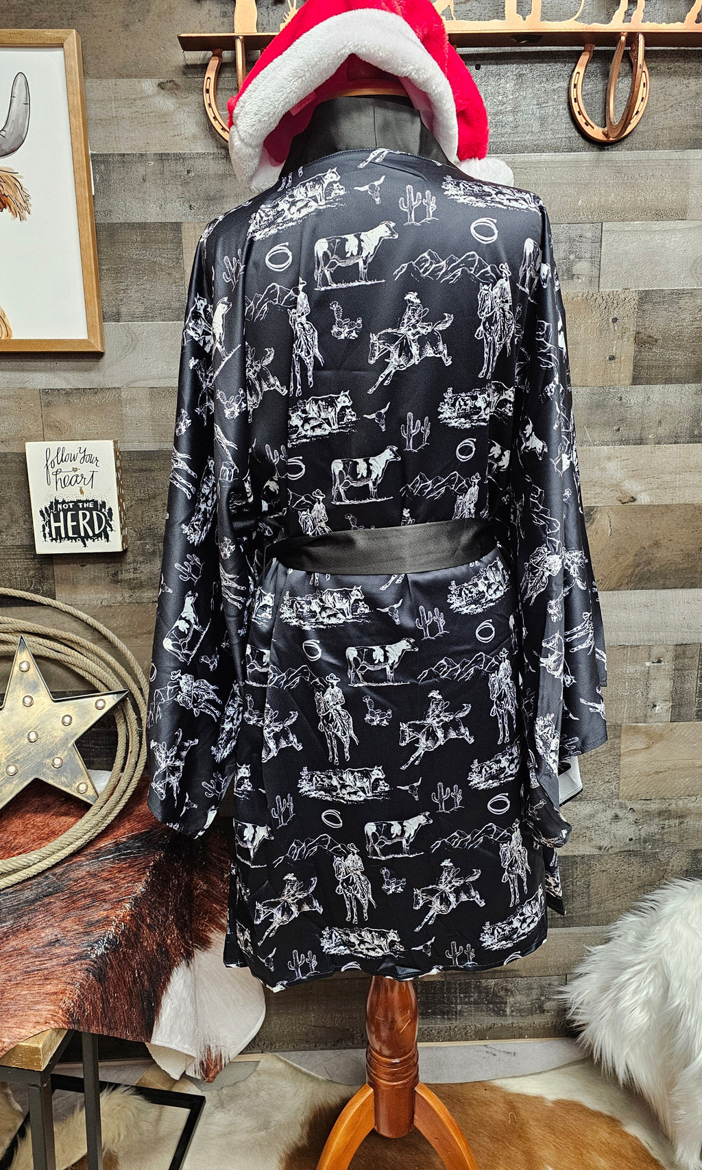 Baha Ranch Ranch Life Women's Lounge Kimono Robe by Baha Ranch Western Wear - product image 7