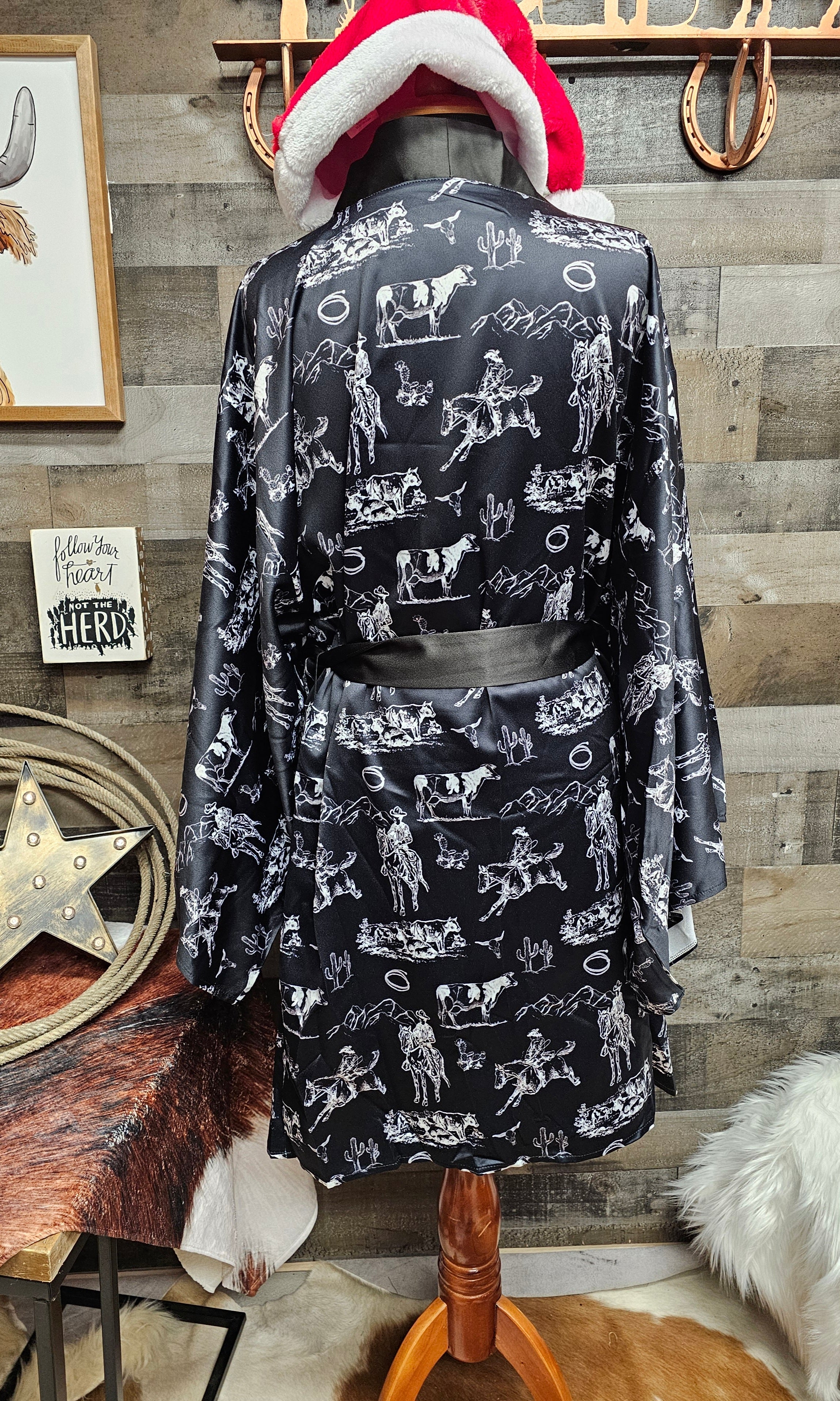 Baha Ranch Ranch Life Women's Lounge Kimono Robe by Baha Ranch Western Wear - product image 7