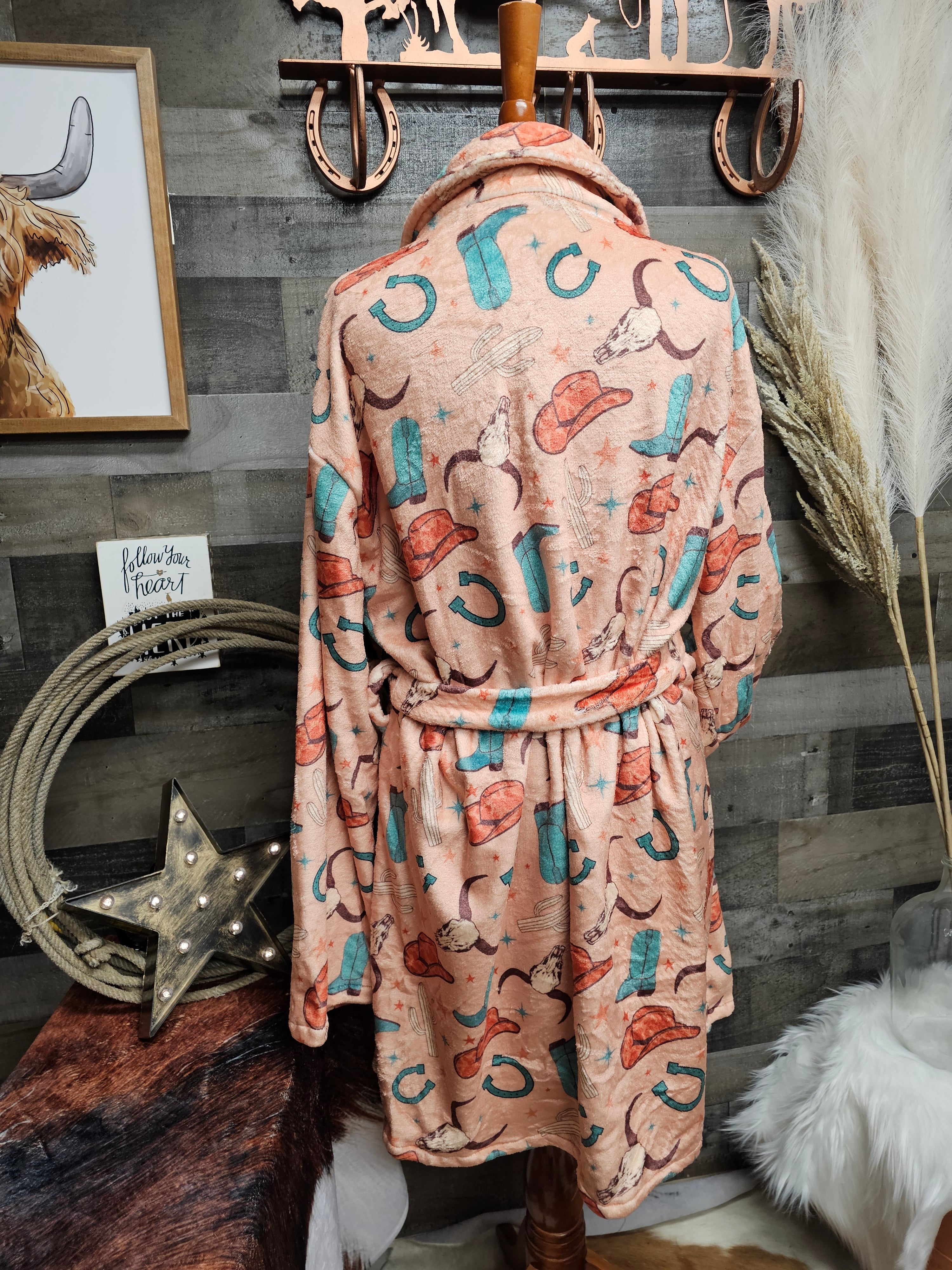 Baha Ranch Totally Western Women's Western Bath Robe by Baha Ranch Western Wear - product image 3