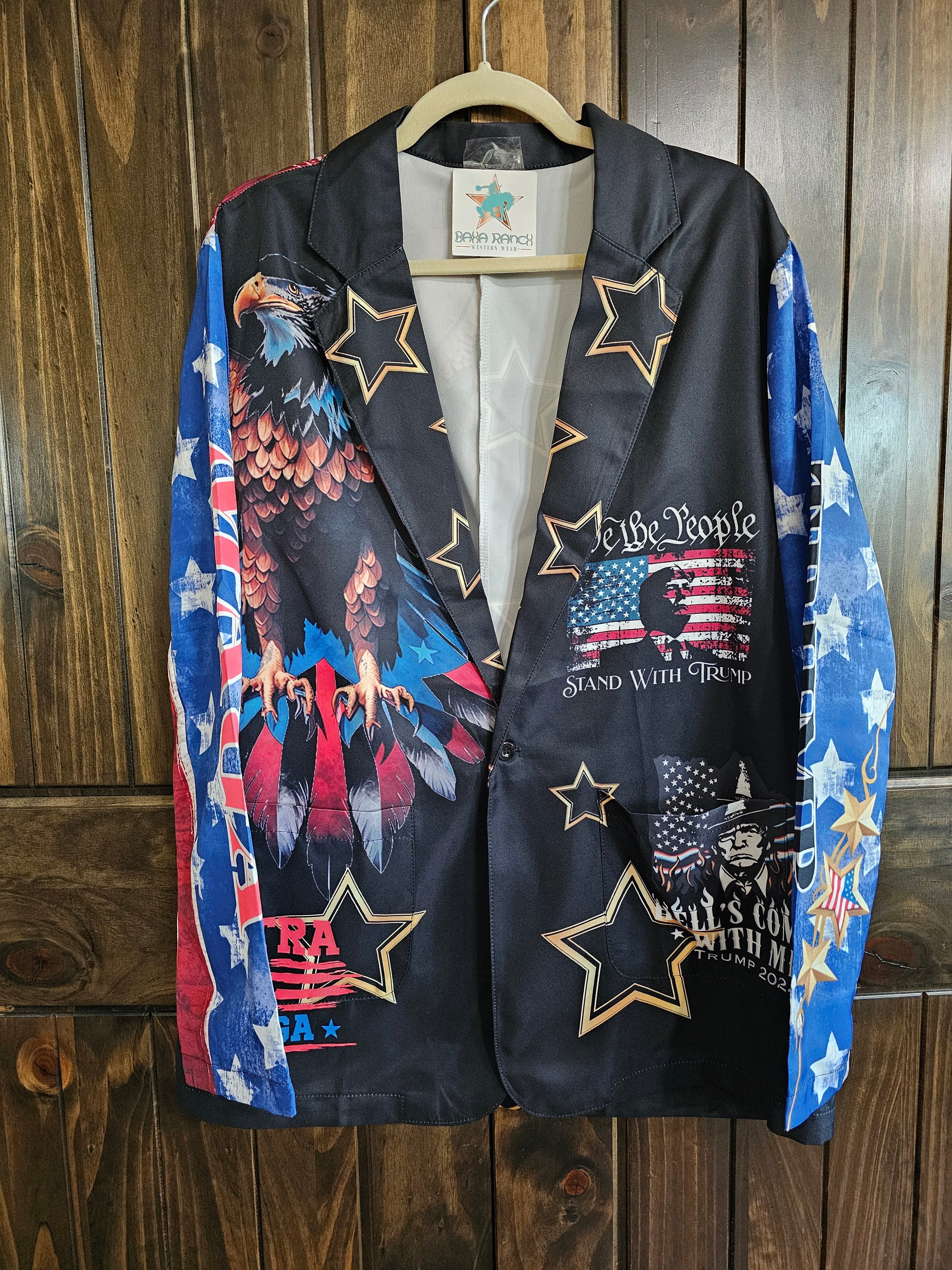 Baha Ranch Ultra Maga Trump Womens Blazer by Baha Ranch Western Wear