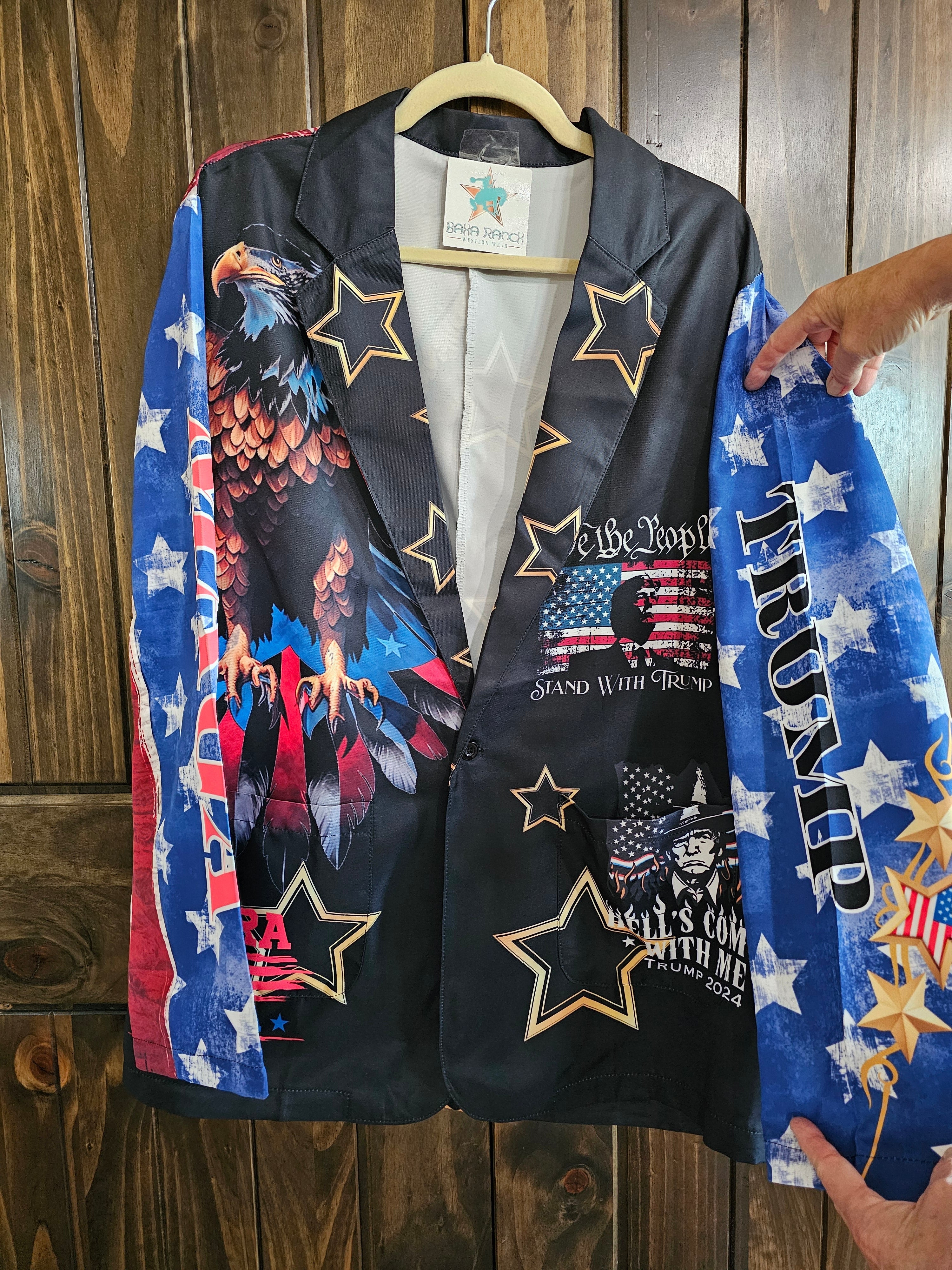 Baha Ranch Ultra Maga Trump Womens Blazer by Baha Ranch Western Wear - product image 3