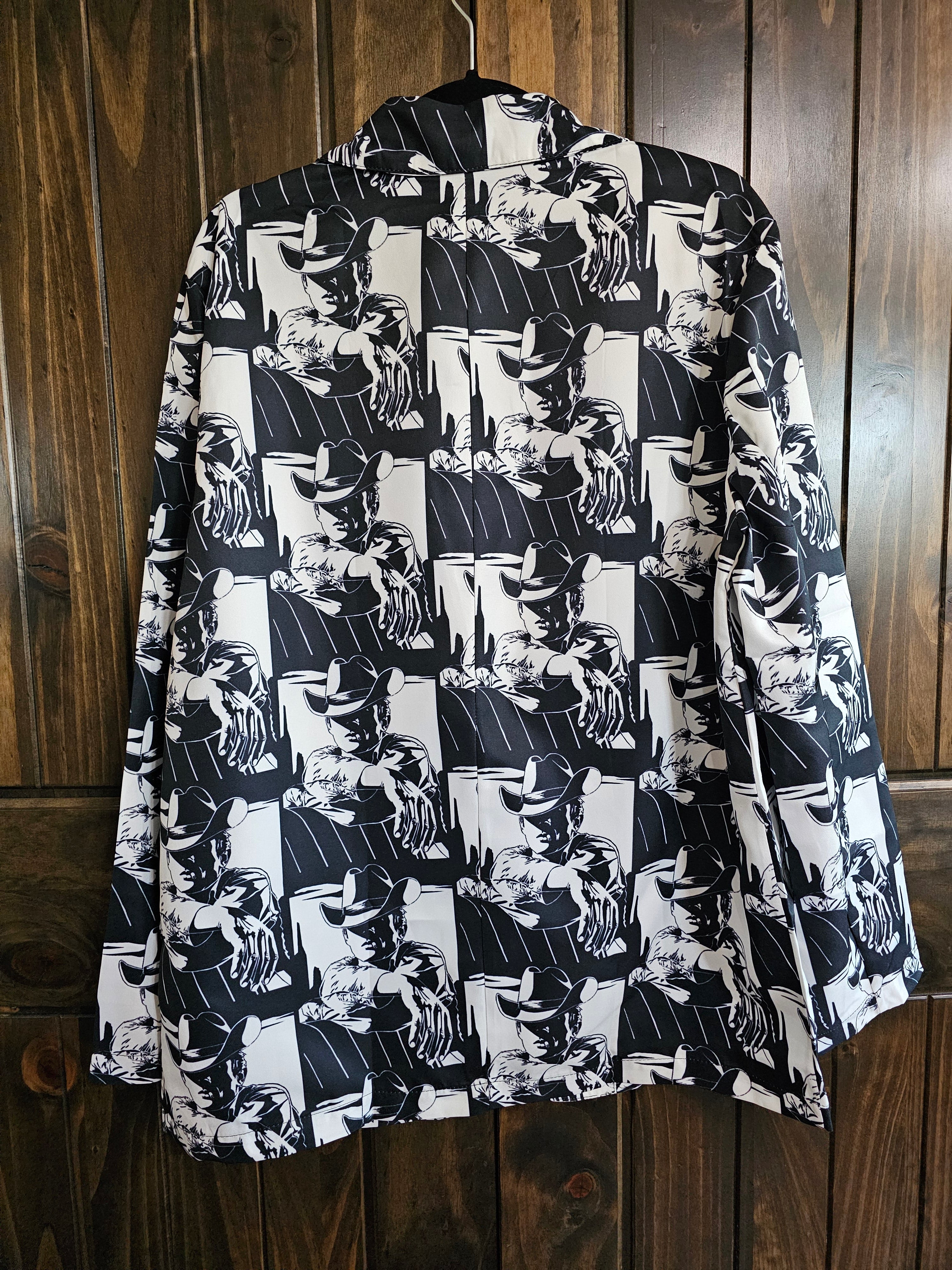 Baha Ranch Black White Cowboy Women's Western Blazer by Baha Ranch Western Wear - product image 5